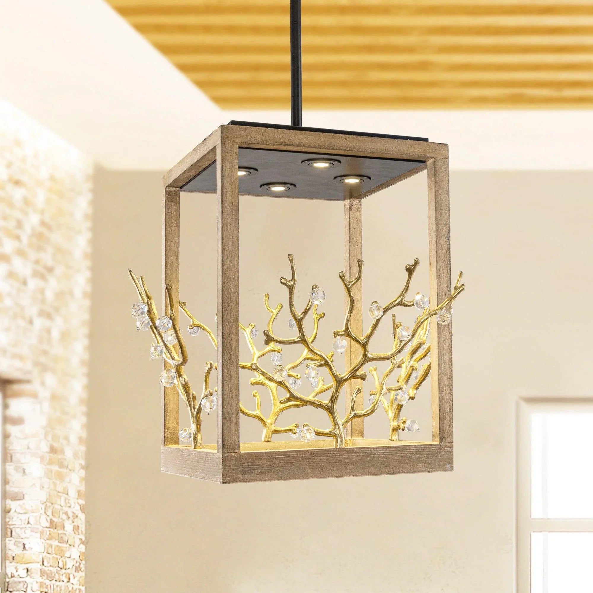4-Light Modern Branches Island Pendant Lighting