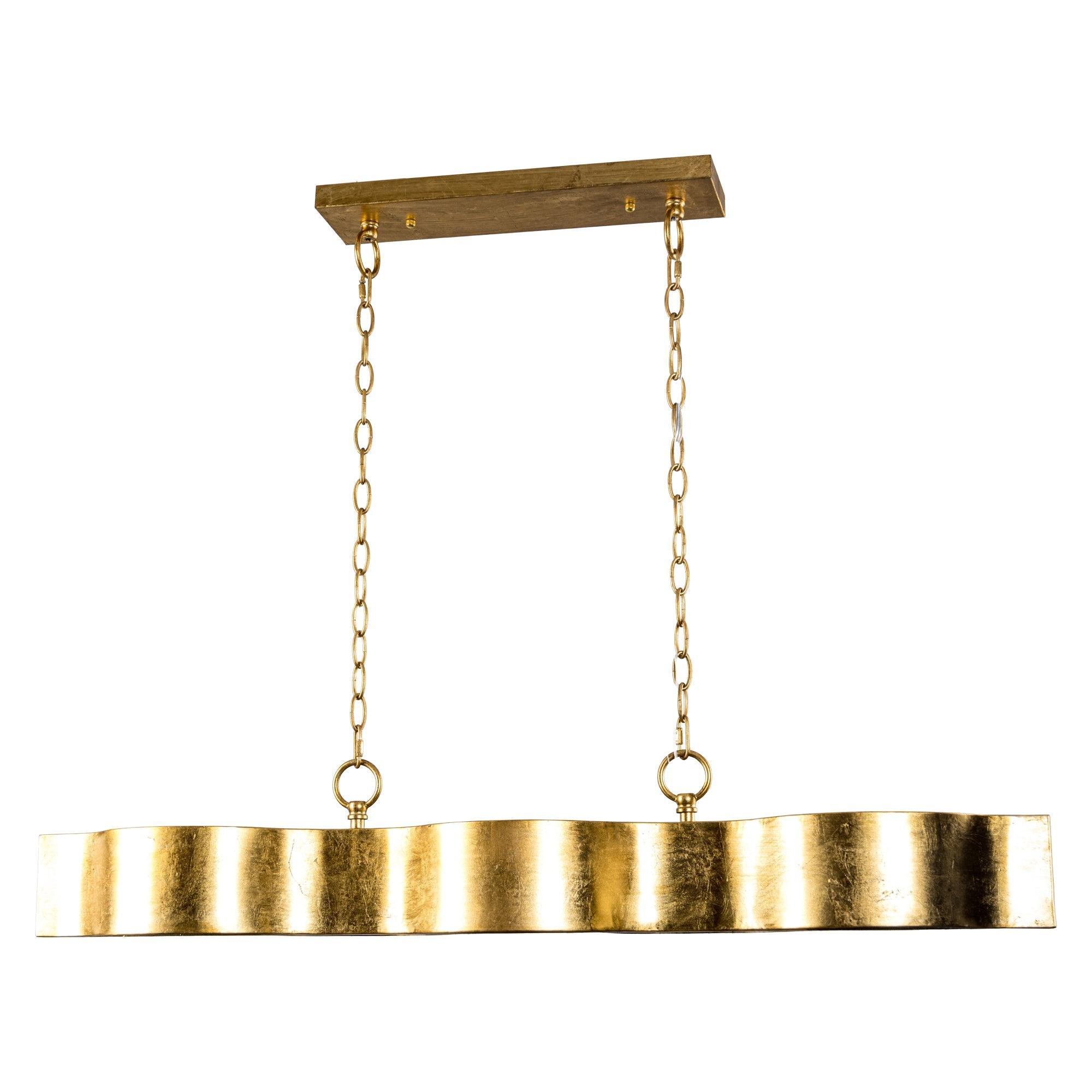 5-Light Golden Modern Dry Rated Island Pendant Lighitng