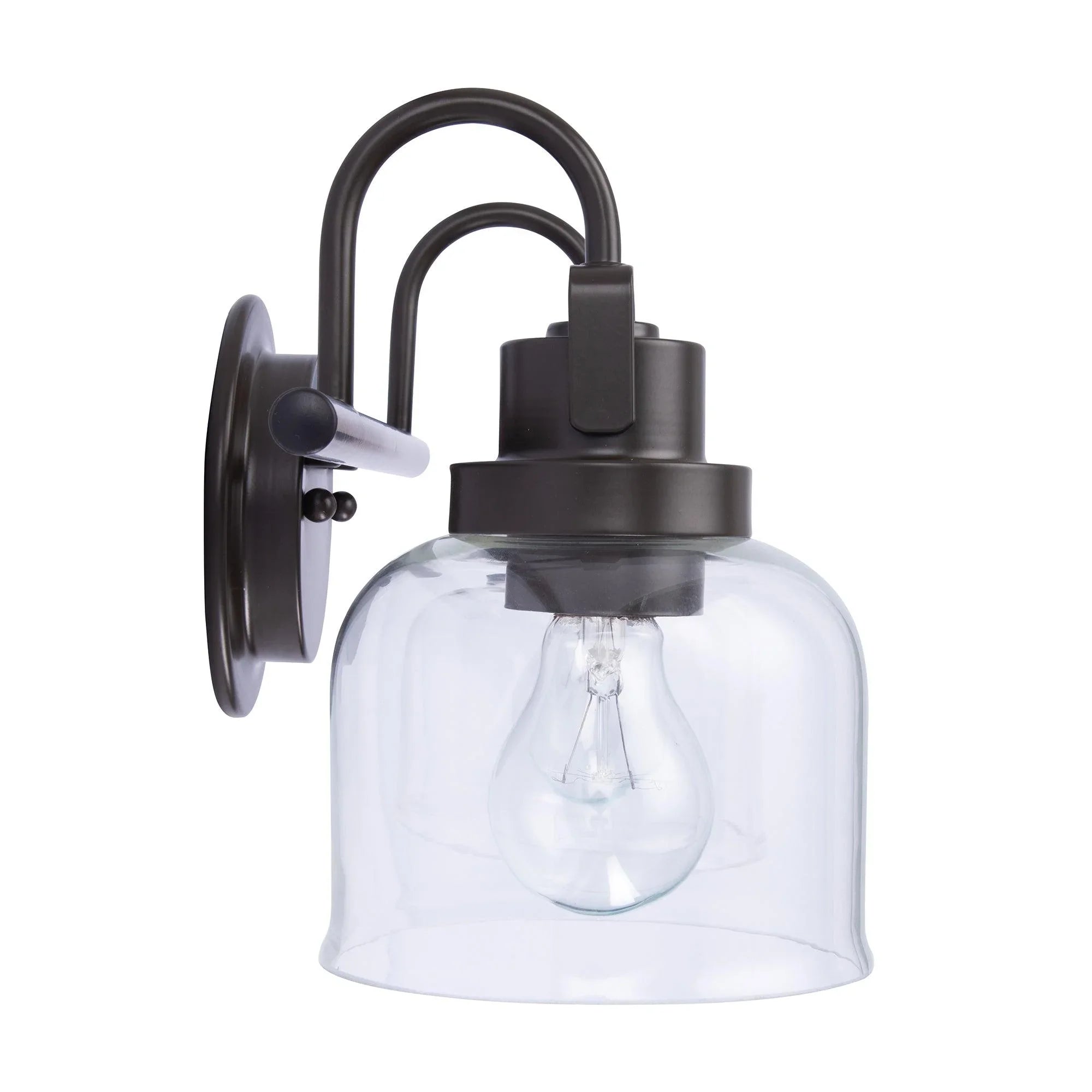 Lámpara de baño Brighton de 2 luces regulable en bronce oscuro