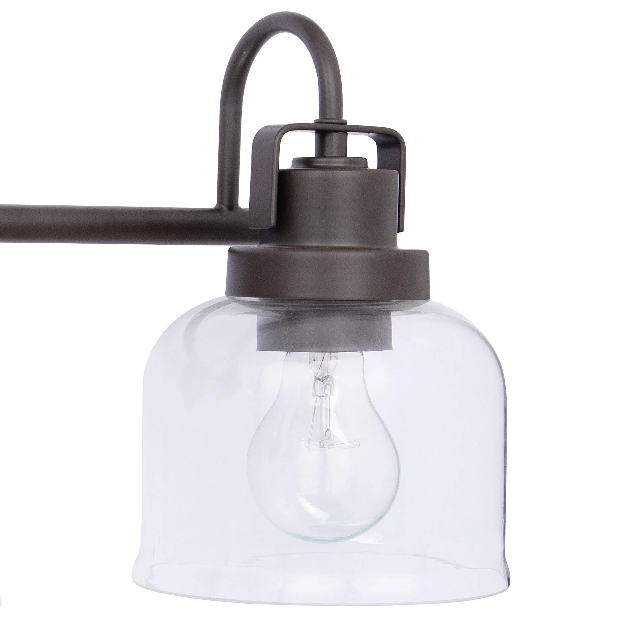 Brighton 3-Light Dark Bronze Dimmable Bathroom Vanity Light