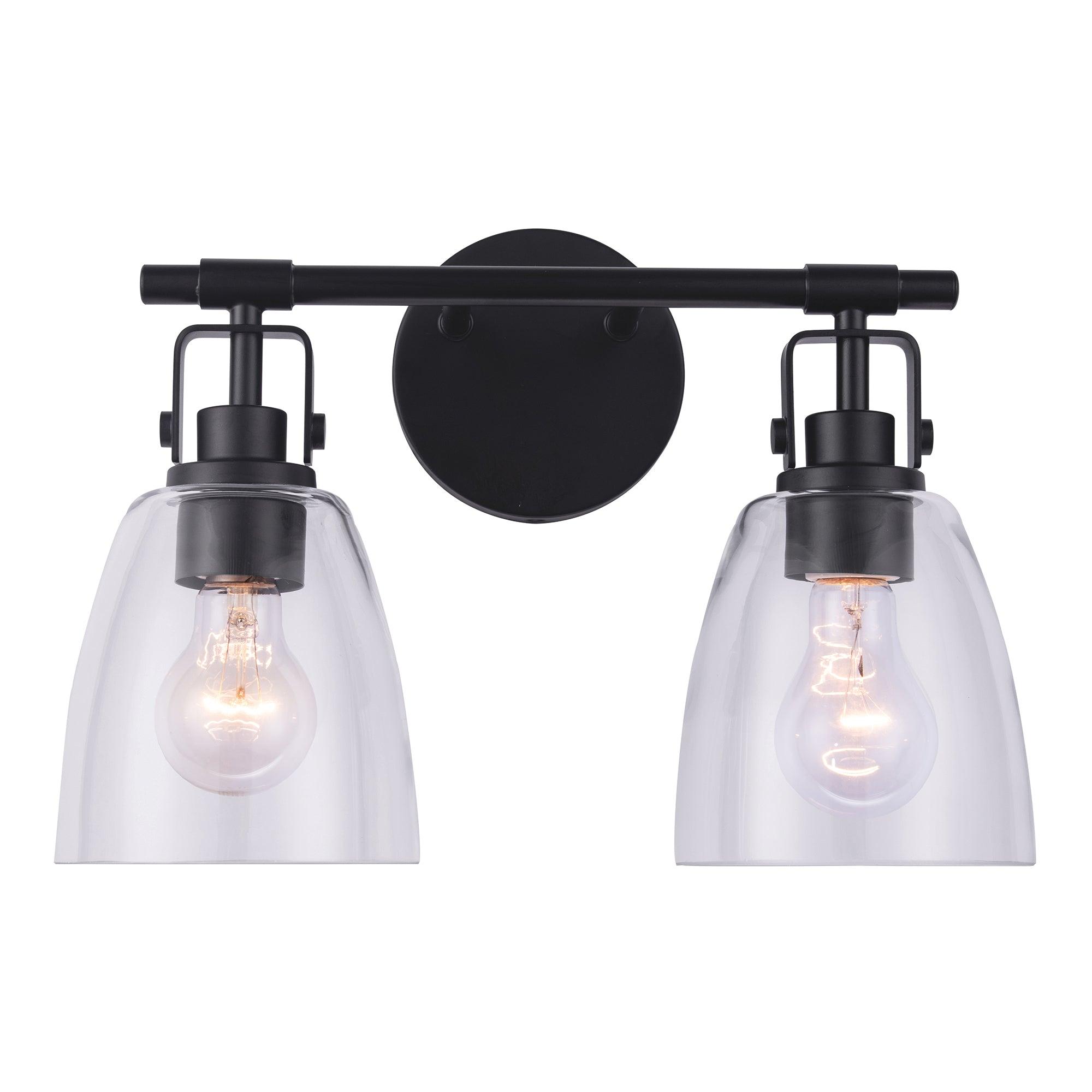 Brilliance Modern Farmhouse 2-Light Vanity Light