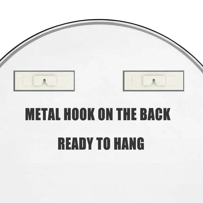 Reflections Sleek Modern Black Aluminum Framed Wall Mirror