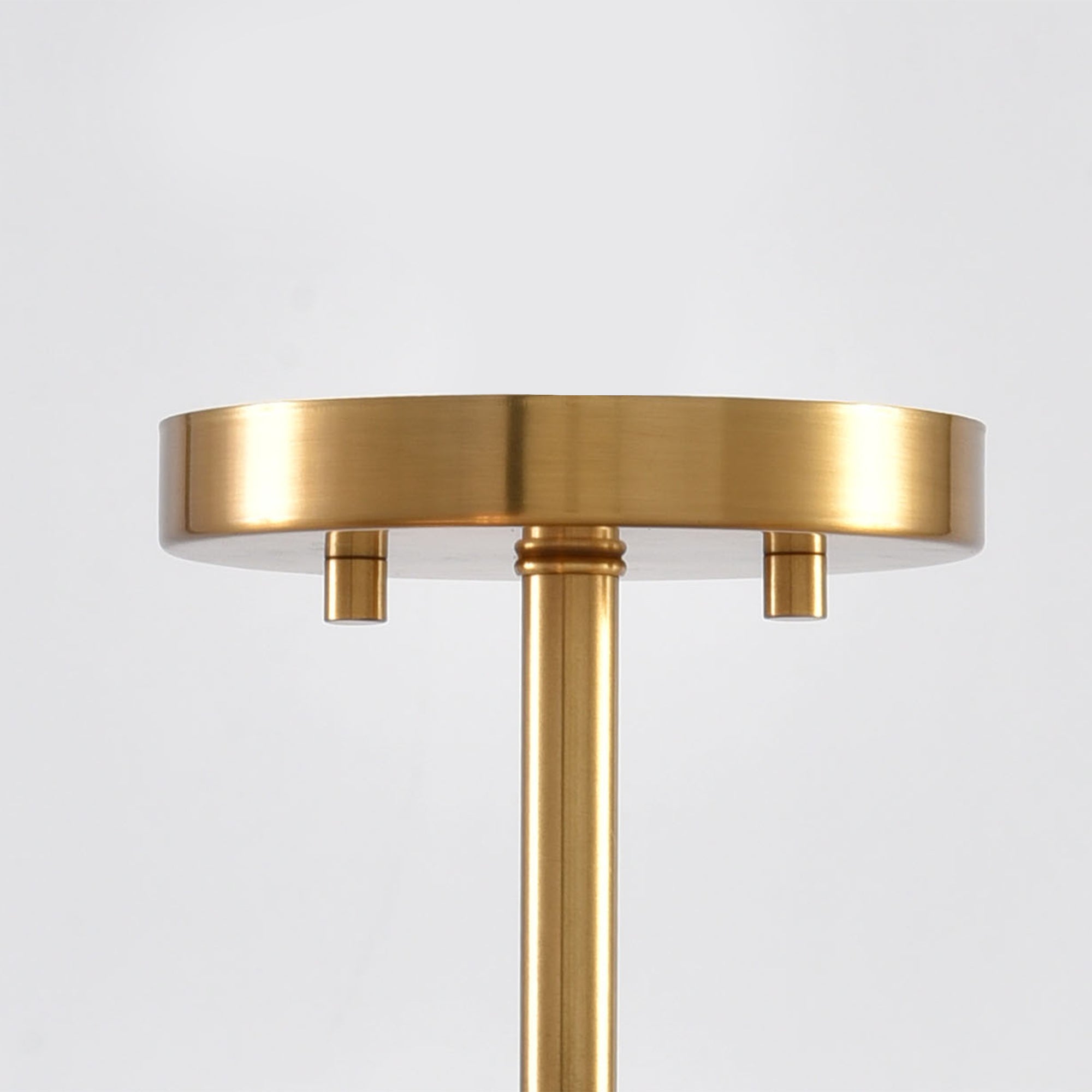 14 Inch Ella 3-Light Electroplate Golden Semi-Flush Mount Ceiling Light