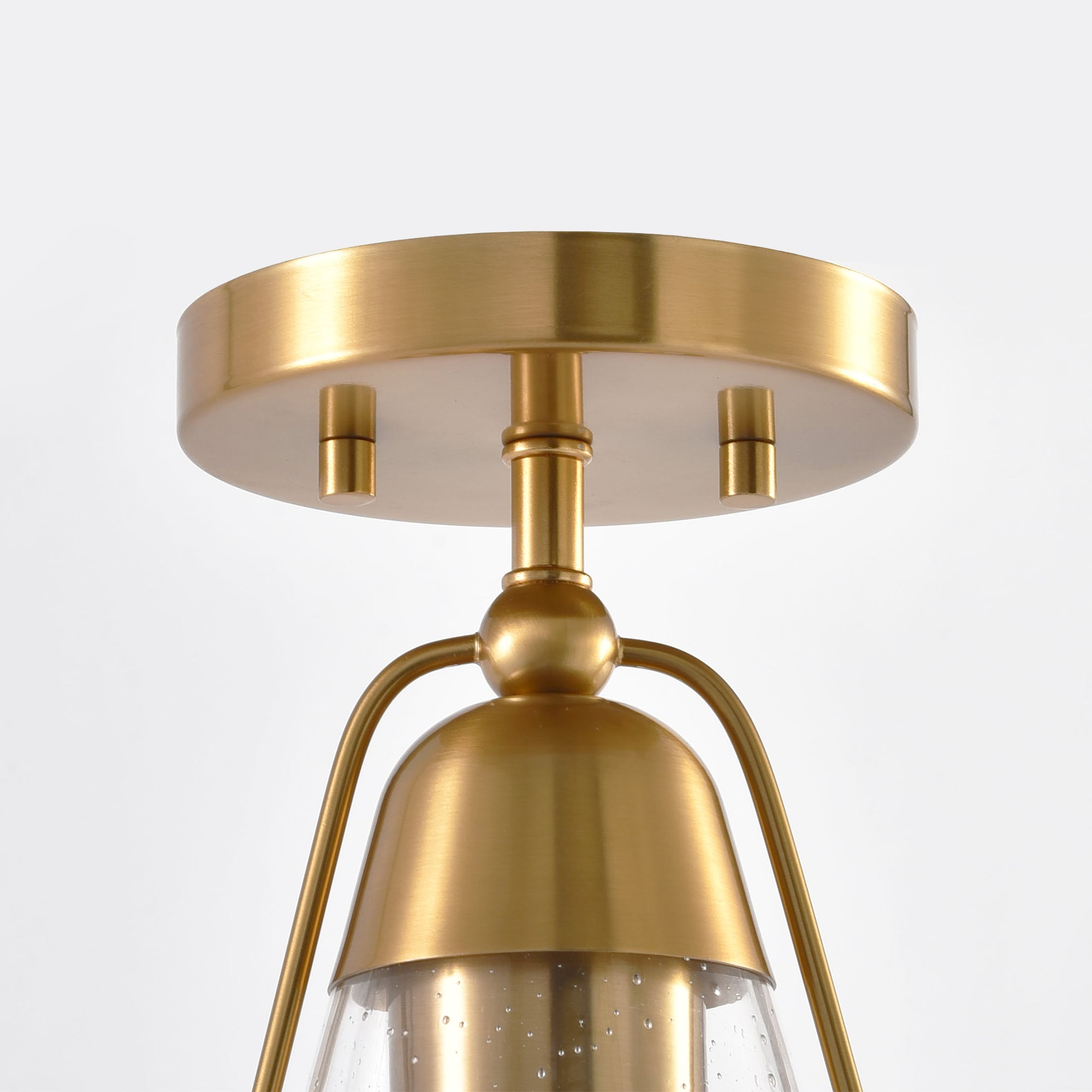 7 Inch Walker 1-Light Semi-Flush Mount Ceiling Light