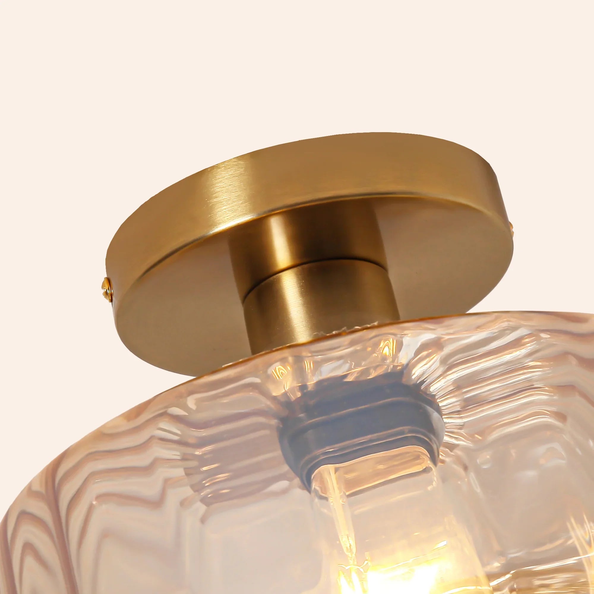 9 Inch Gerald 1-Light Semi-Flush Mount Ceiling Light