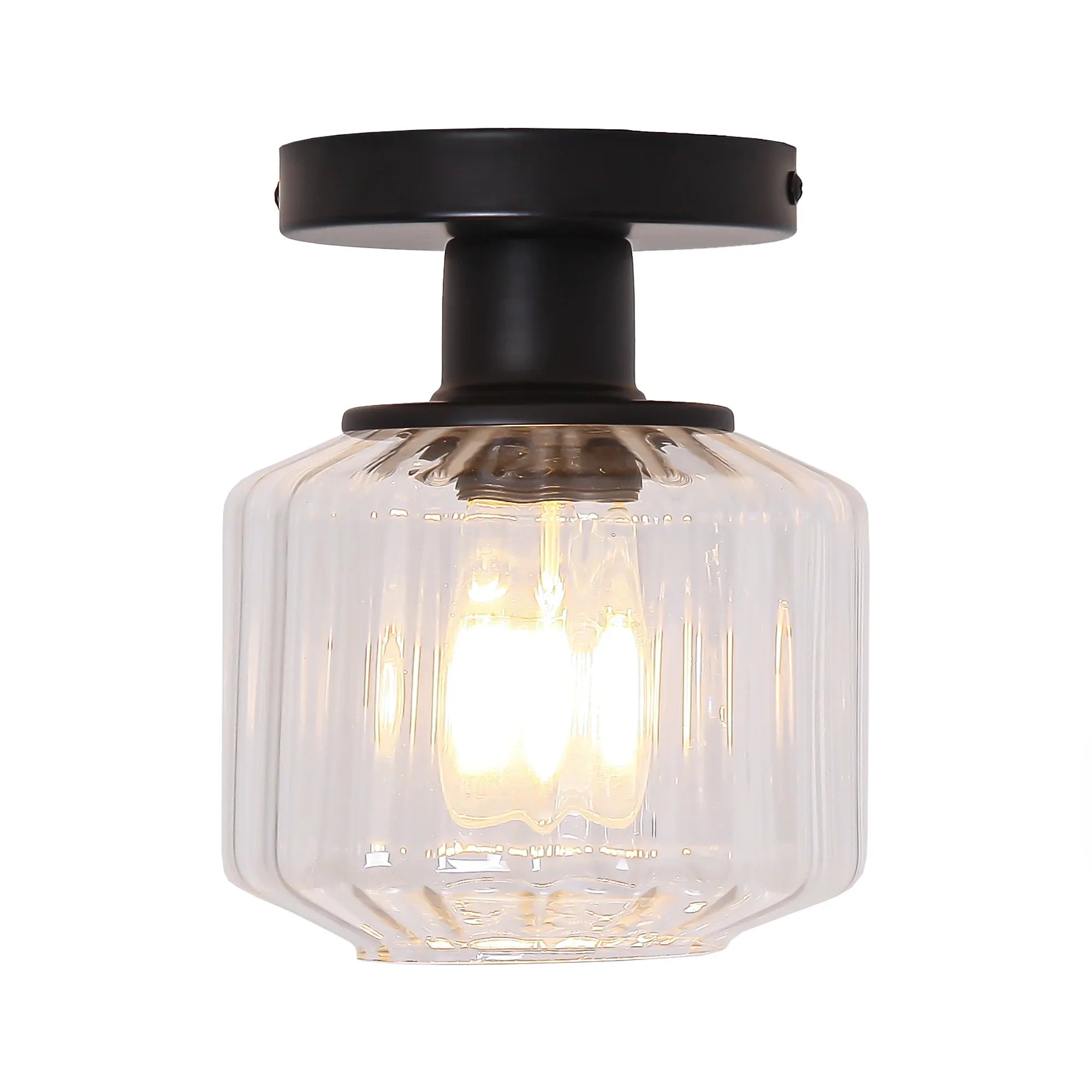 6 Inch Marico 1-Light Semi-Flush Mount Ceiling Light