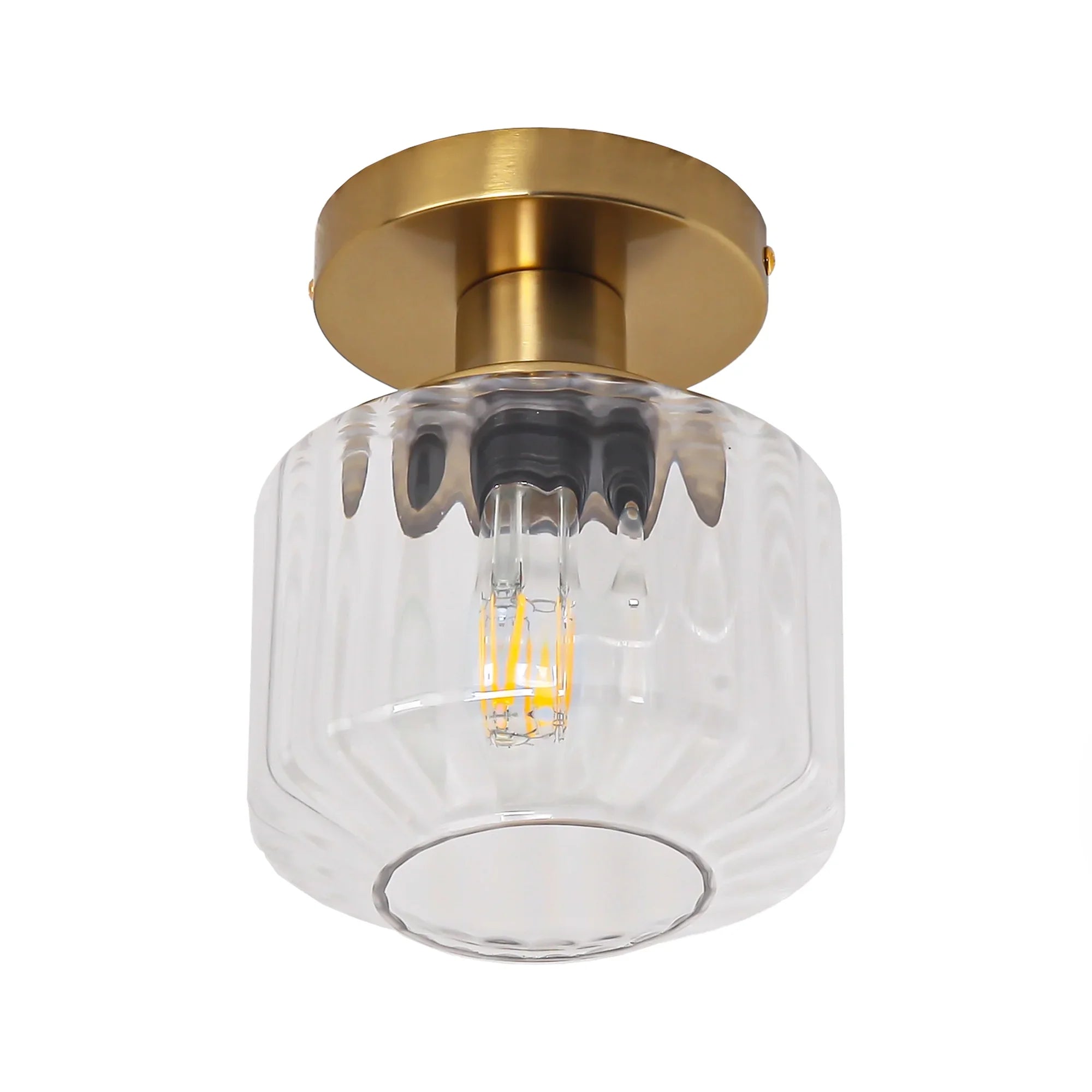 6 Inch Marico 1-Light Semi-Flush Mount Ceiling Light