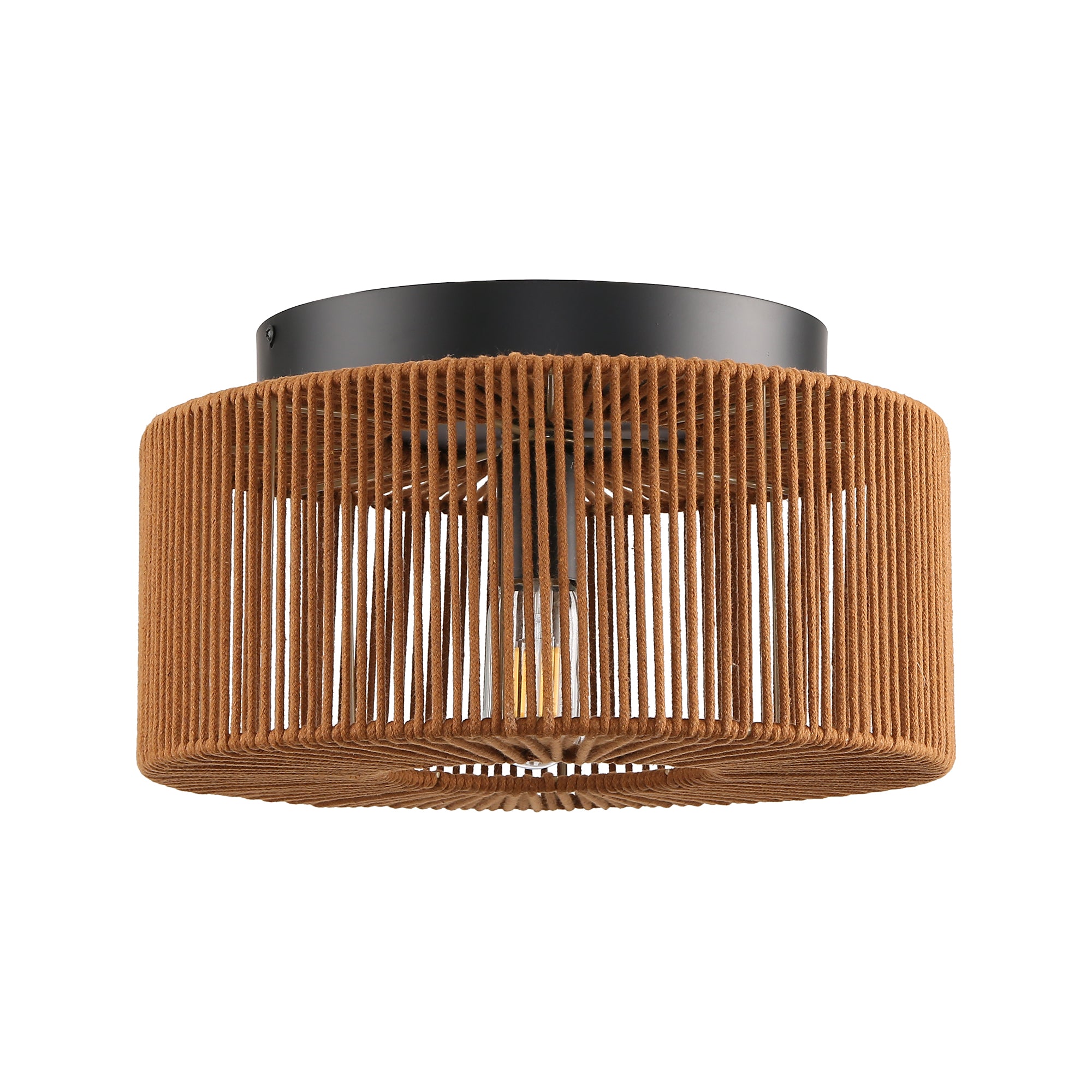 Setlla 1-Light Farmhouse Flush Mount Ceiling Light