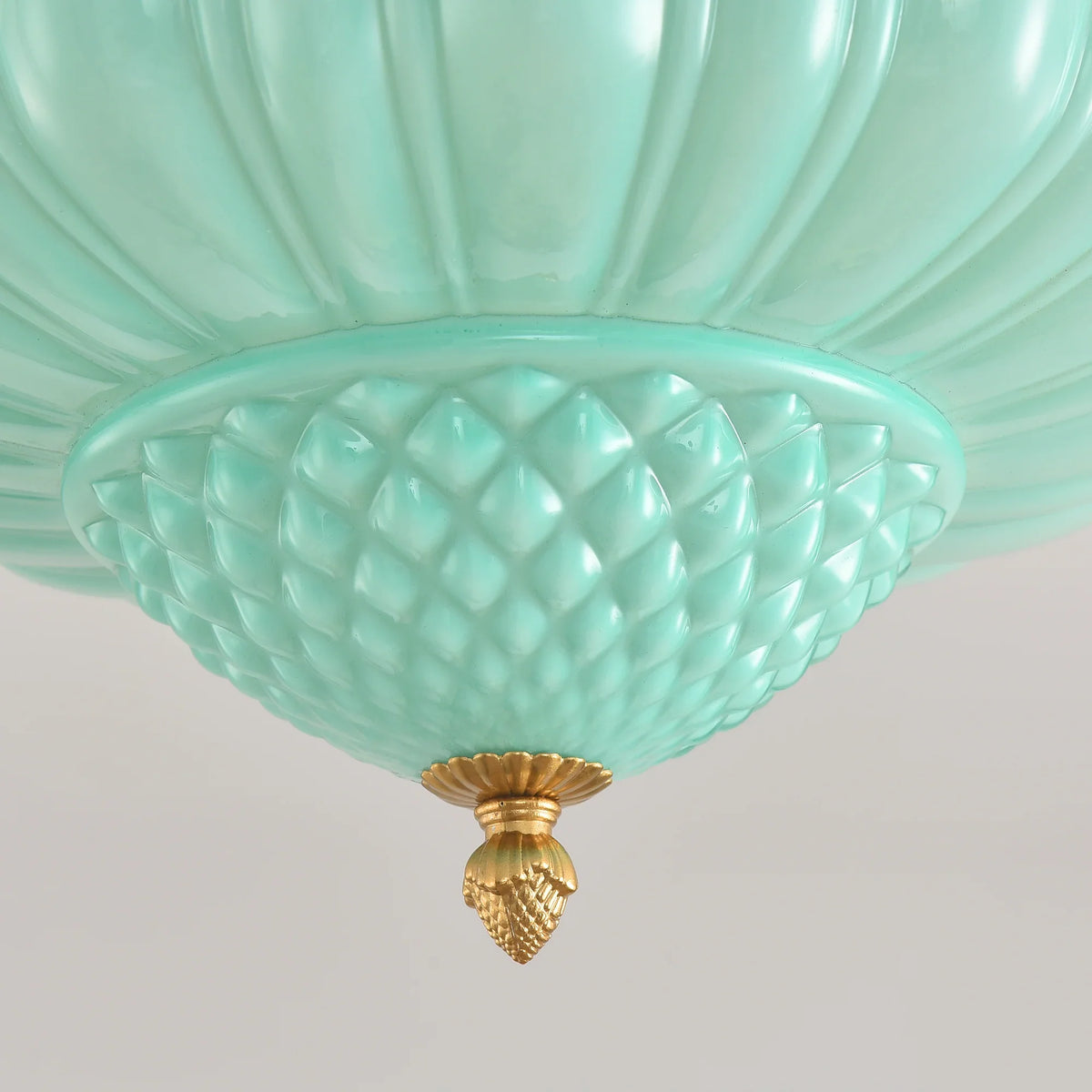 Patricia 3-Light Gold Brass Flush Mount Ceiling Light