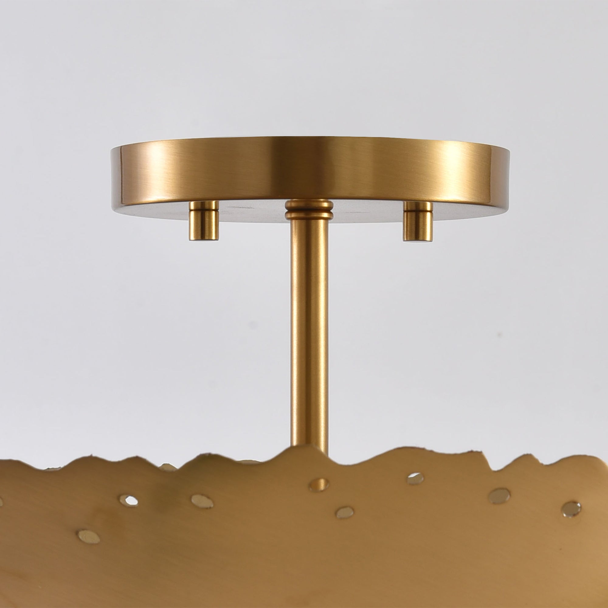 Irma 3-Light Modern Semi-Flush Mount Ceiling Light