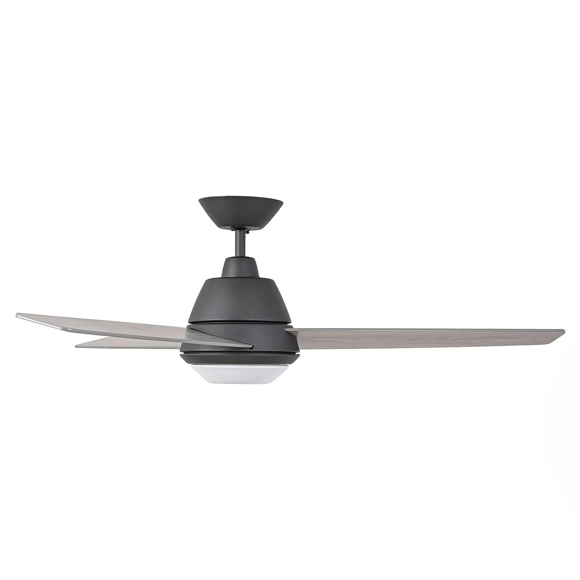 52" 4 Speed Wall Control Ceiling Fan with LED Lighting