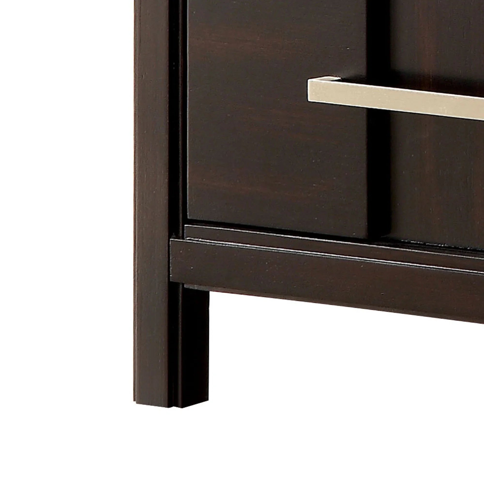 Berenice 23" Transitional Solid Wood 2-Drawer Nightstand