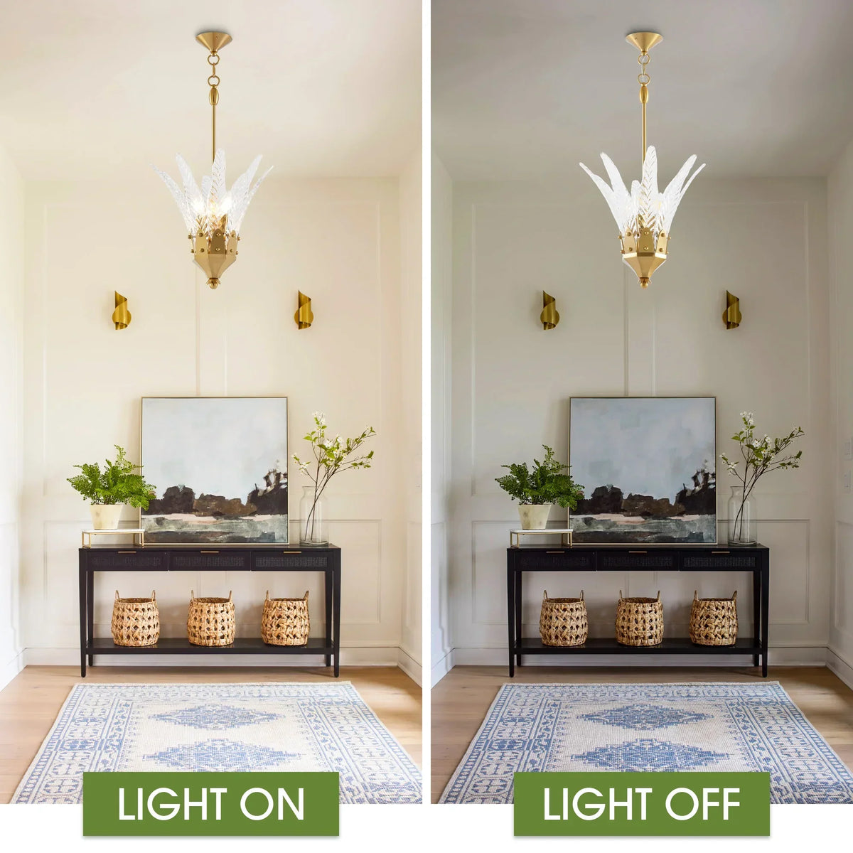 17 Inch Vito 3-Light Feather-shaped Island Pendant Light