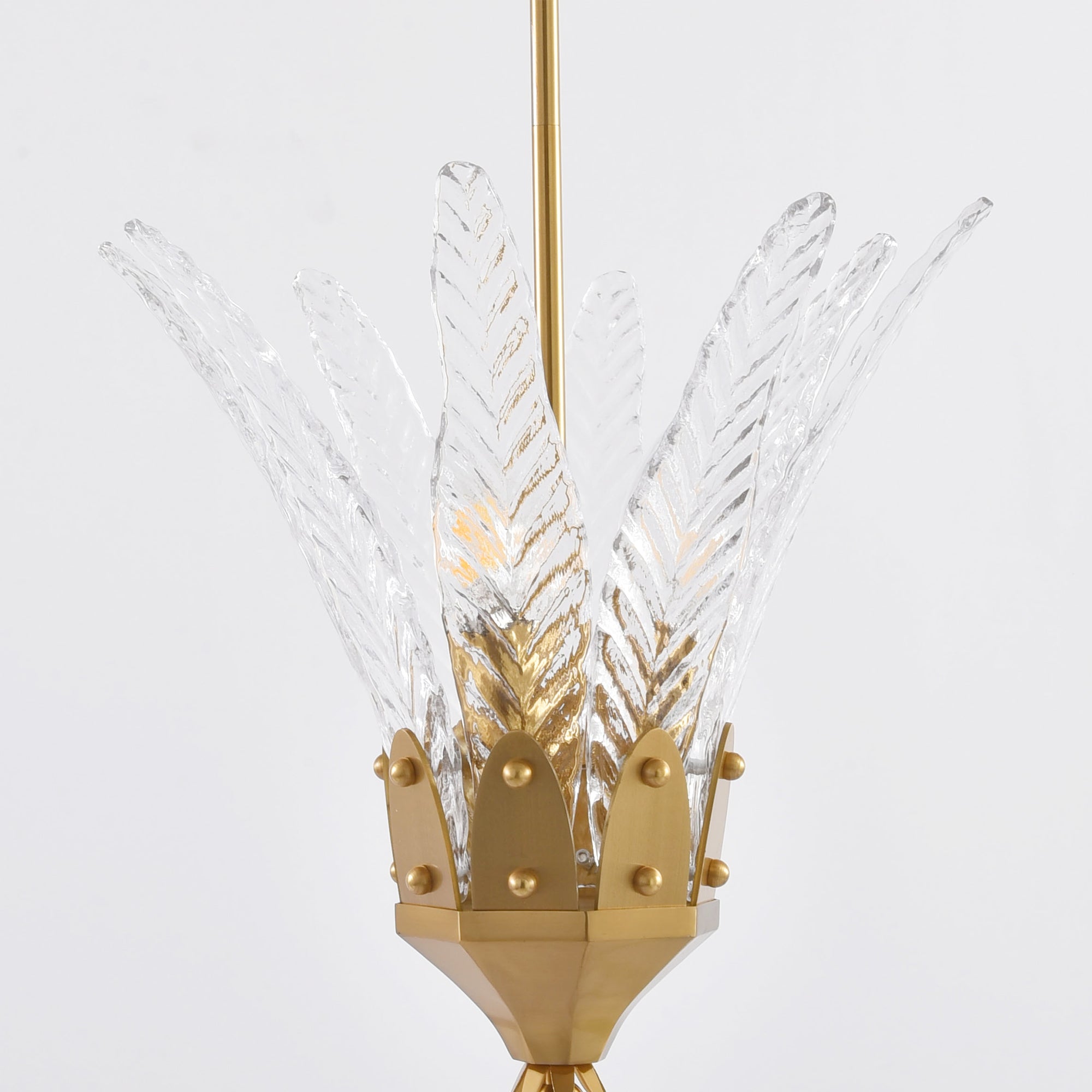 17 Inch Vito 3-Light Feather-shaped Island Pendant Light