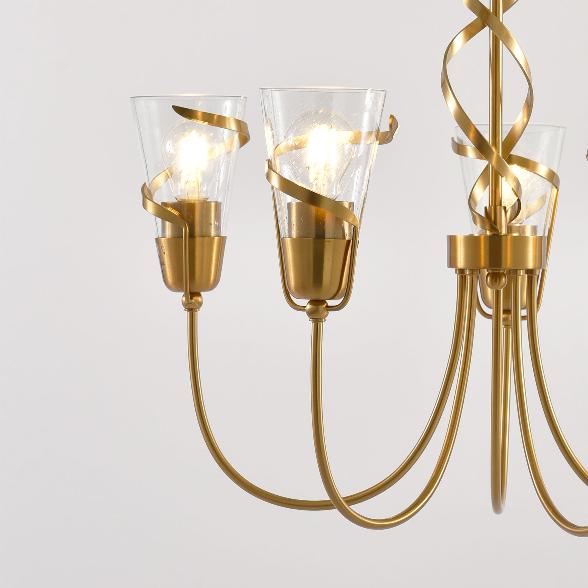26 Inch Uriah 5-Light Golden Chandelier