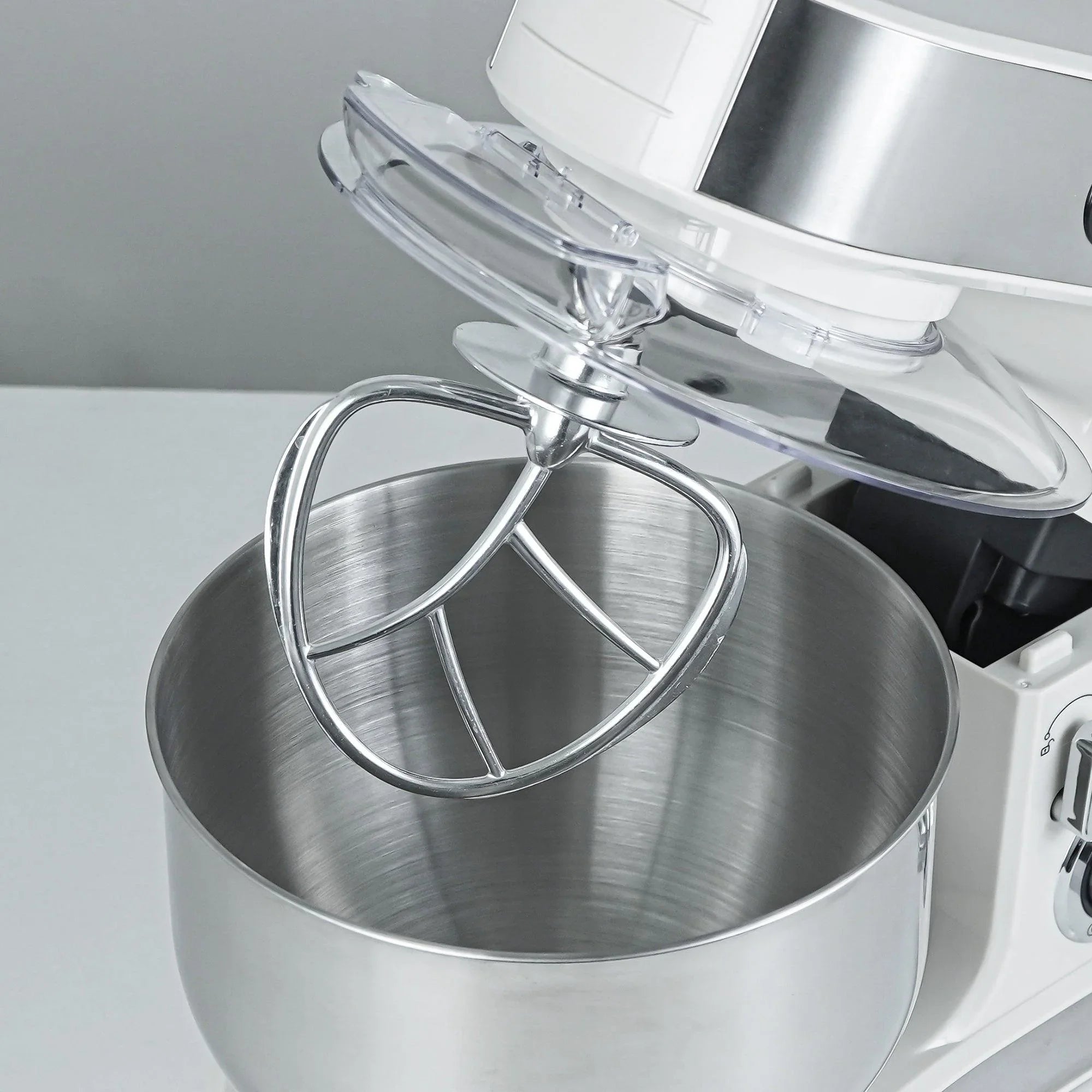 Parrot Uncle Kitchen Stand Mixer with Mixing Bowl, Dough Hook, Egg Whisk & Mixing Blade