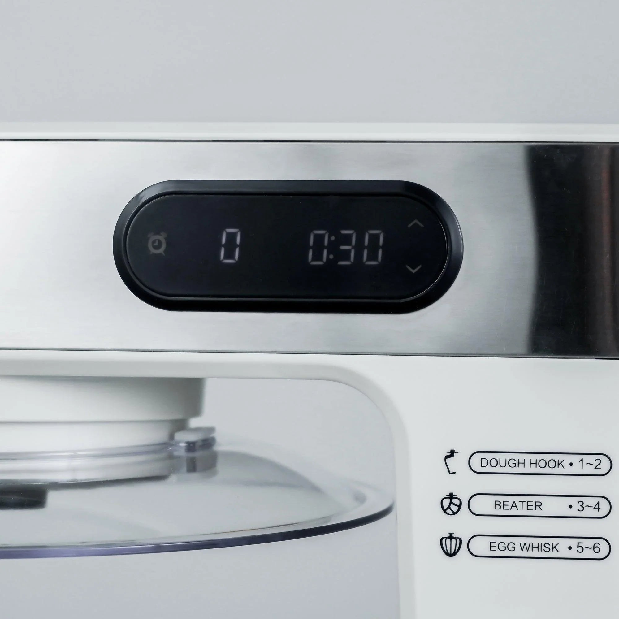 Parrot Uncle Kitchen Stand Mixer with Mixing Bowl, Dough Hook, Egg Whisk & Mixing Blade