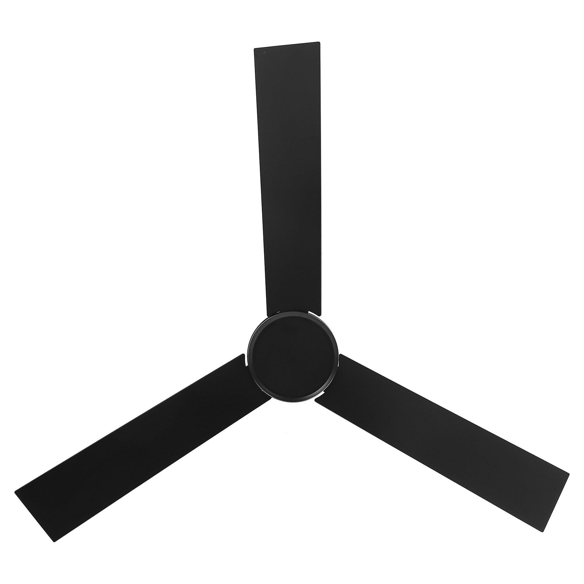 52" DC Motor 3 Blades Modern Downrod Mount Ceiling Fan