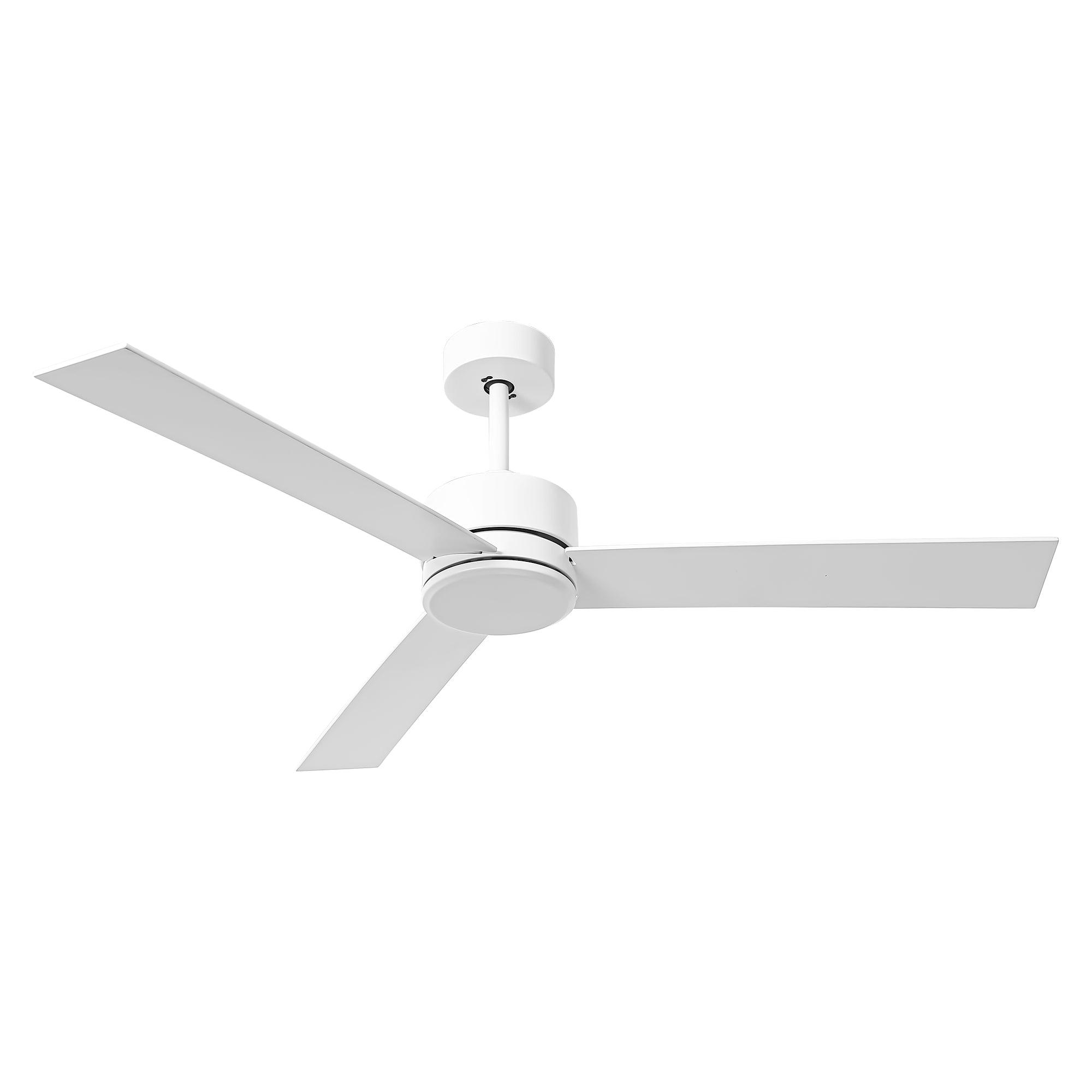 52" DC Motor 3 Blades Modern Downrod Mount Ceiling Fan