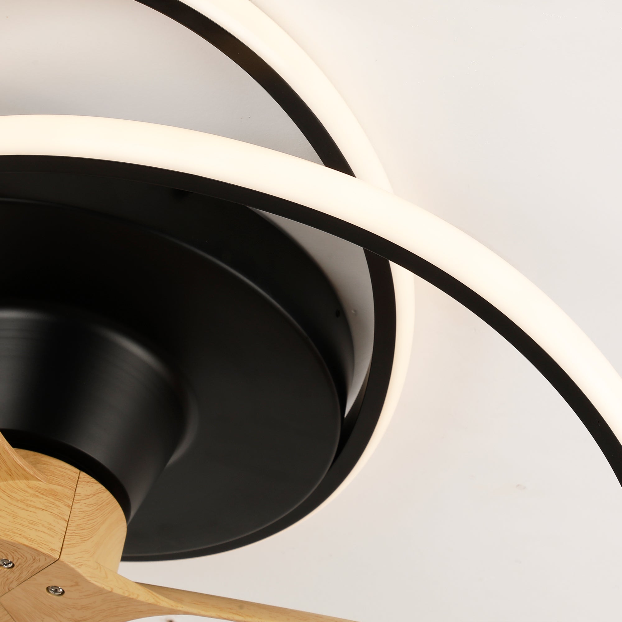 31" Ocean Flush Mount LED Ceiling Fan with Remote Control