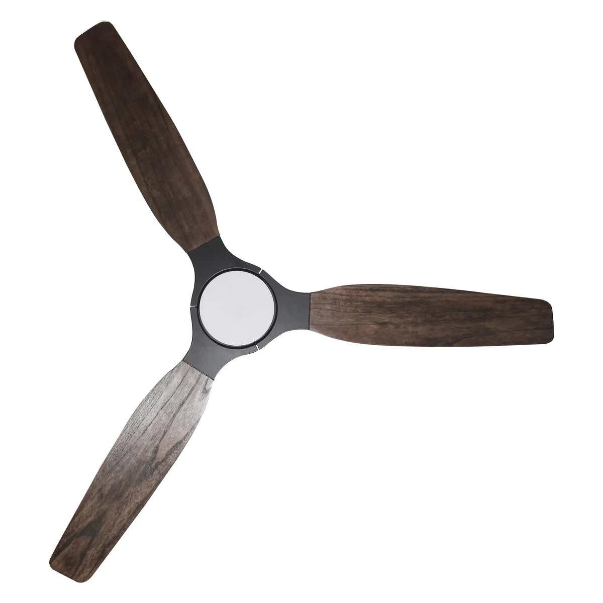 56 Inch Louise Downrod Mount LED Wood Blades Ceiling Fan with Remote Control