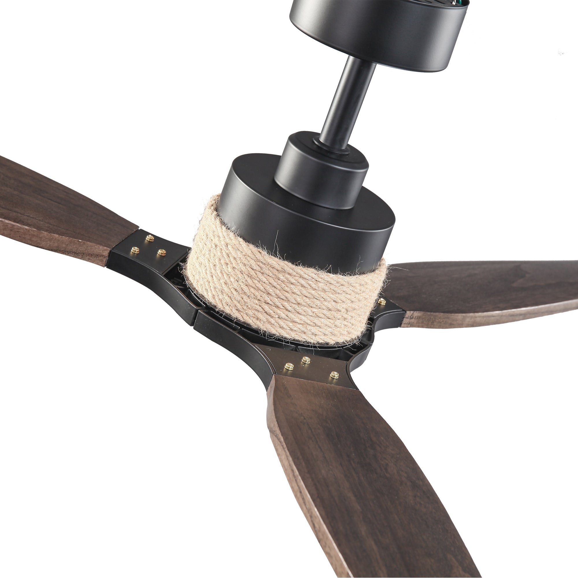 56 Inch Louise Downrod Mount LED Ceiling Fan with Remote Control