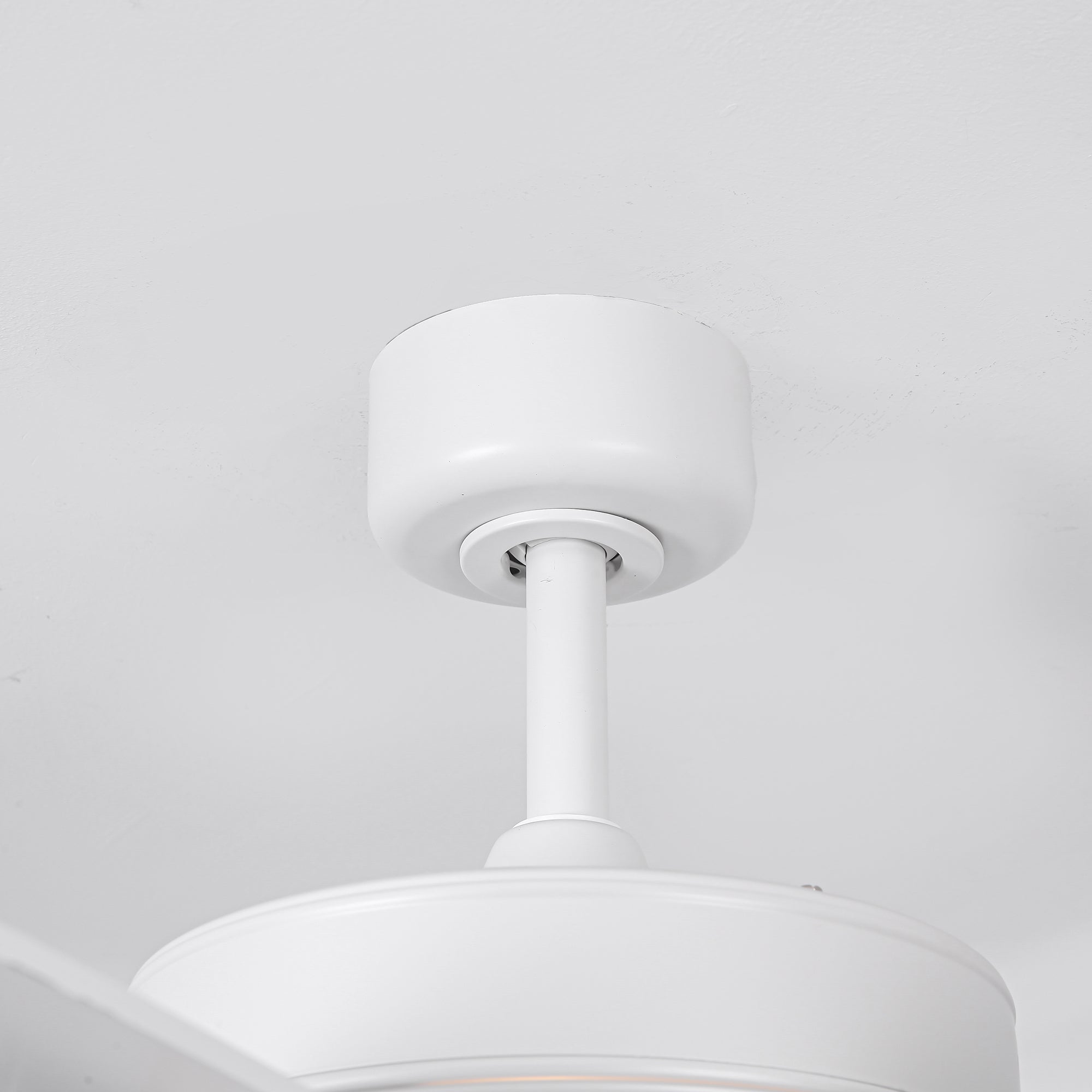 52 Inch Harriet White Farmhouse Ceiling Fan with Light and Remote Control