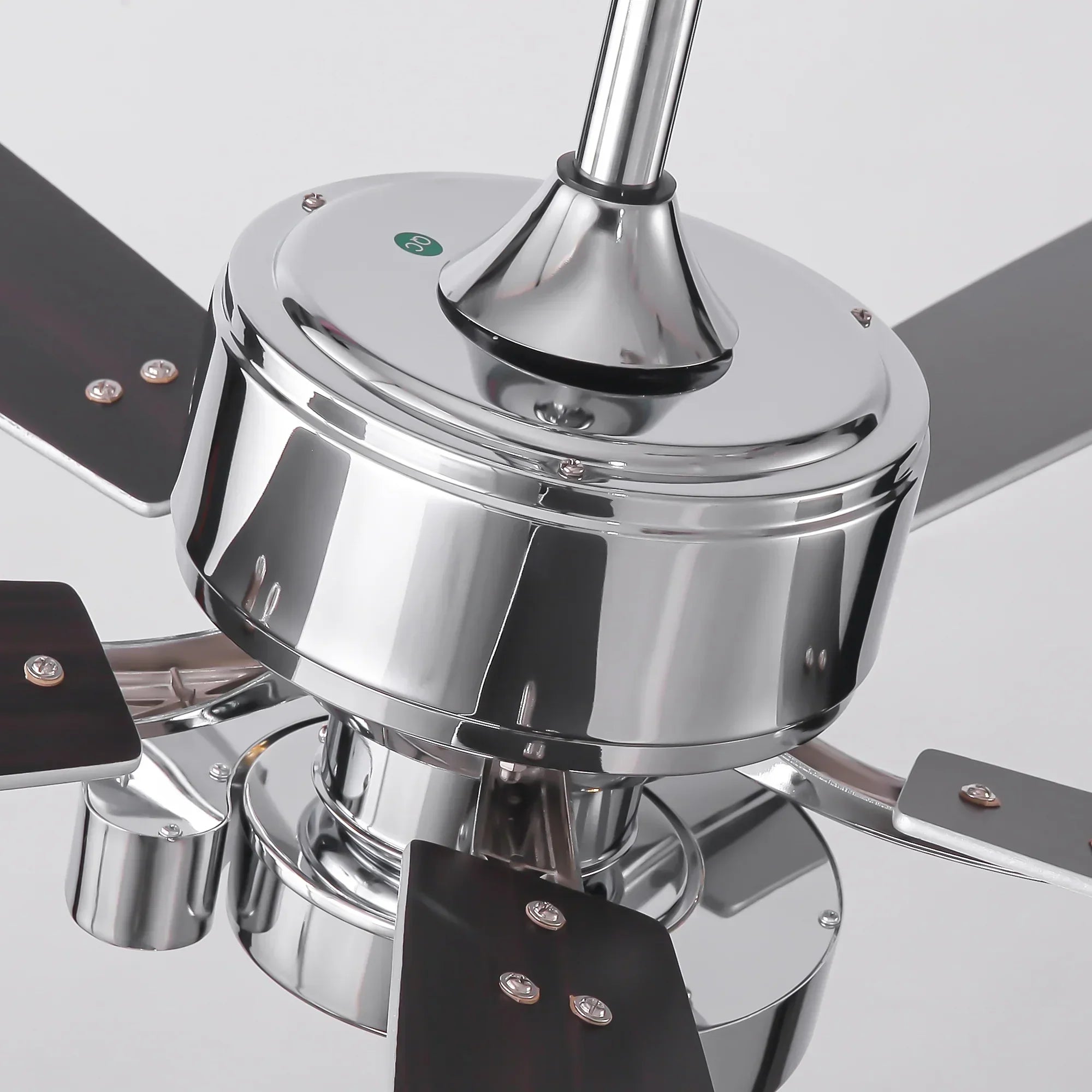 52 Inch Arlen Double-sided Blades Downrod Mount LED Ceiling Fan with Remote Control