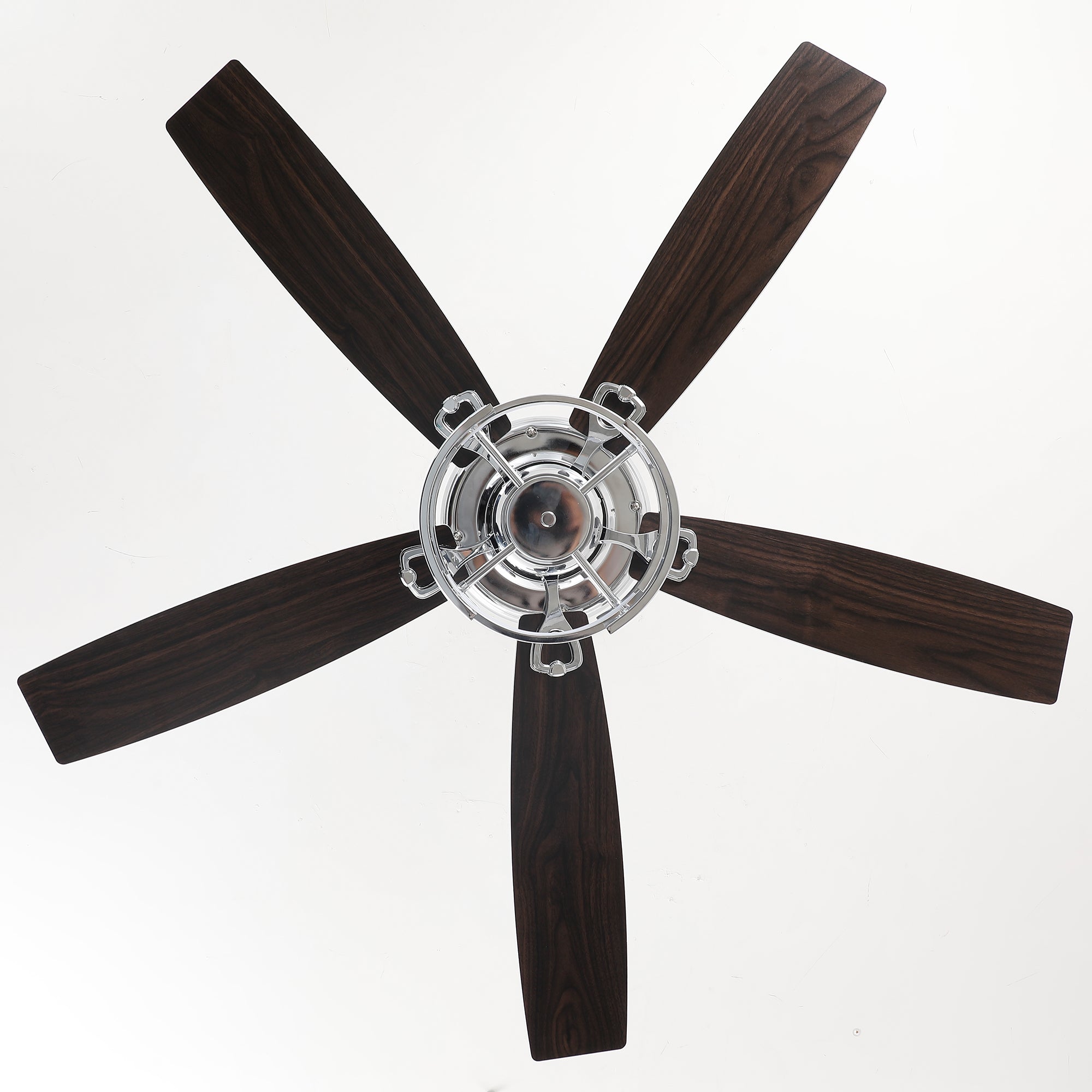 52 Inch Rita Double-sided Blades Downrod Mount LED Ceiling Fan with Remote Control