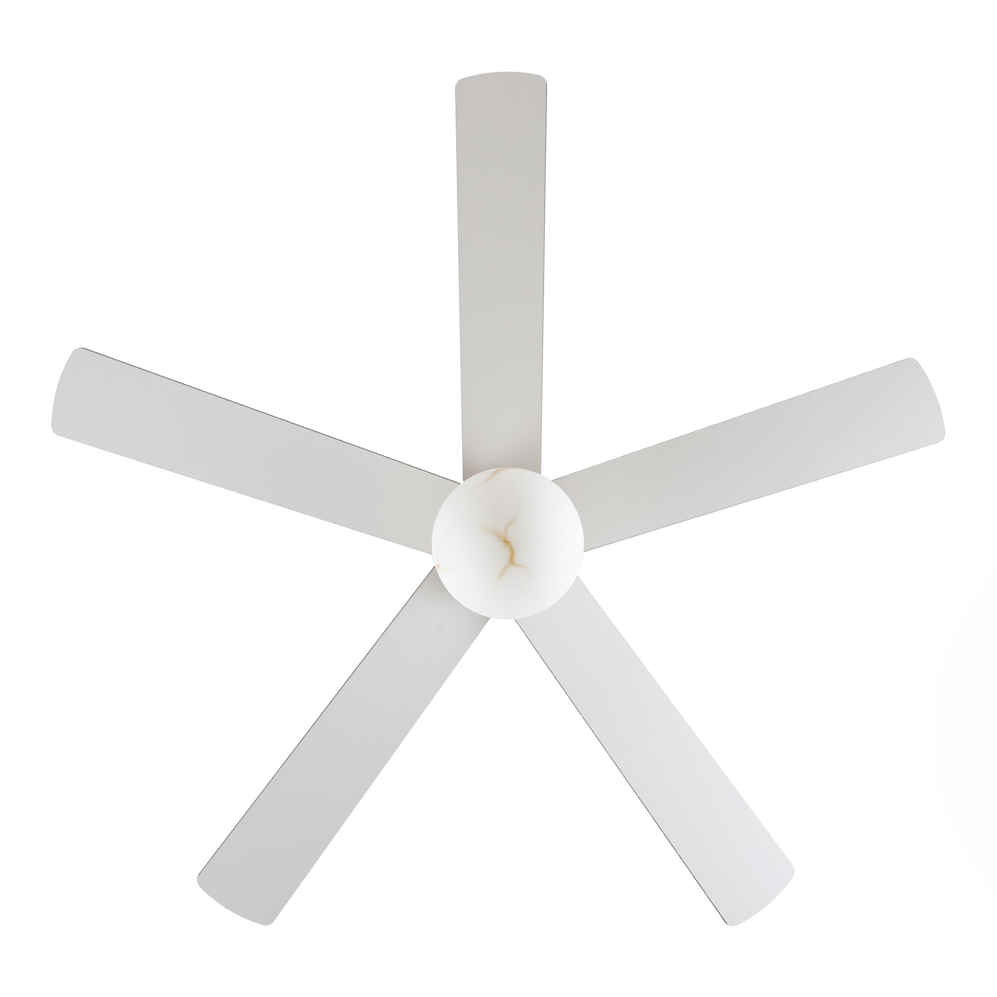 52 Inch Fanny Double-sided Blades Flush Mount LED Ceiling Fan with Remote Control