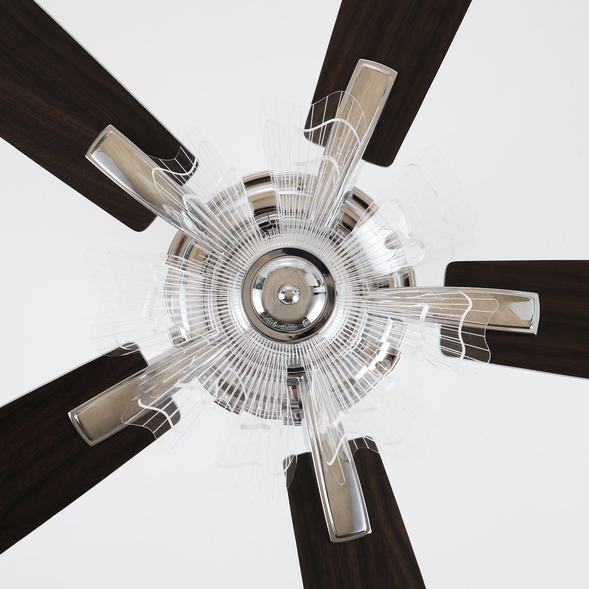 52 Inch Rory Modern Downrod Mount LED Ceiling Fan with Remote Control