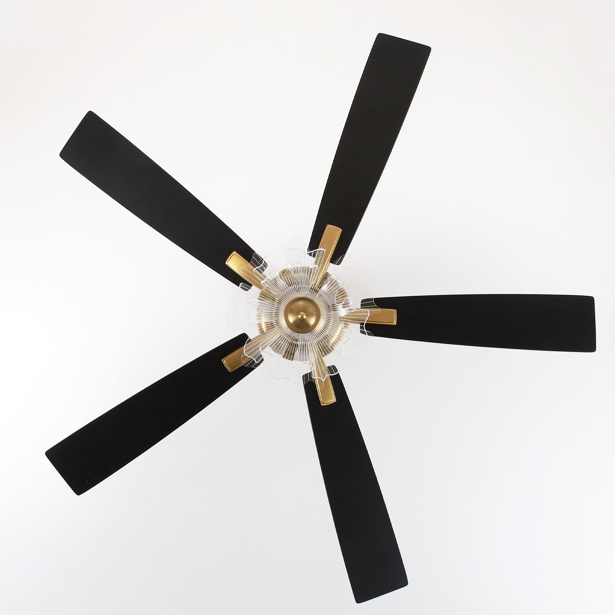 52 Inch Rory Modern Downrod Mount LED Ceiling Fan with Remote Control