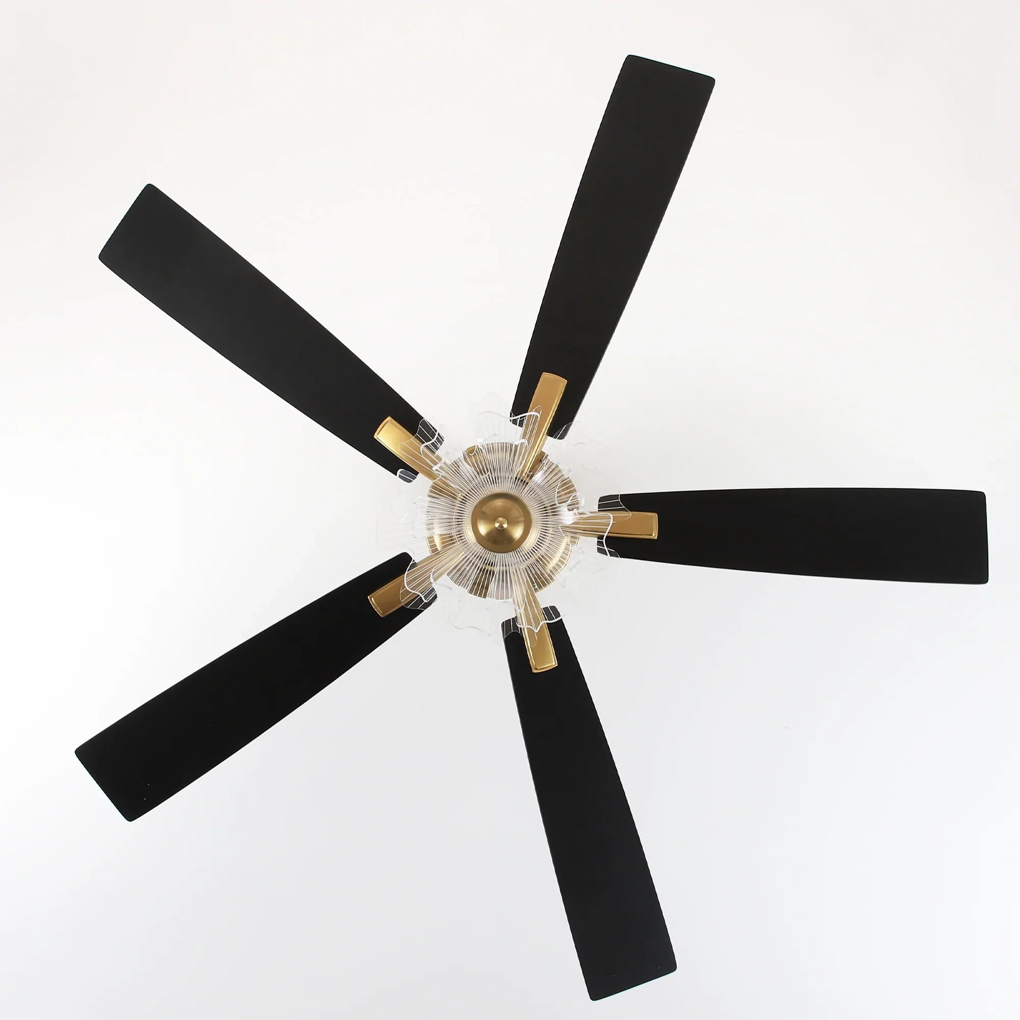 52 Inch Rory Modern Downrod Mount LED Ceiling Fan with Remote Control