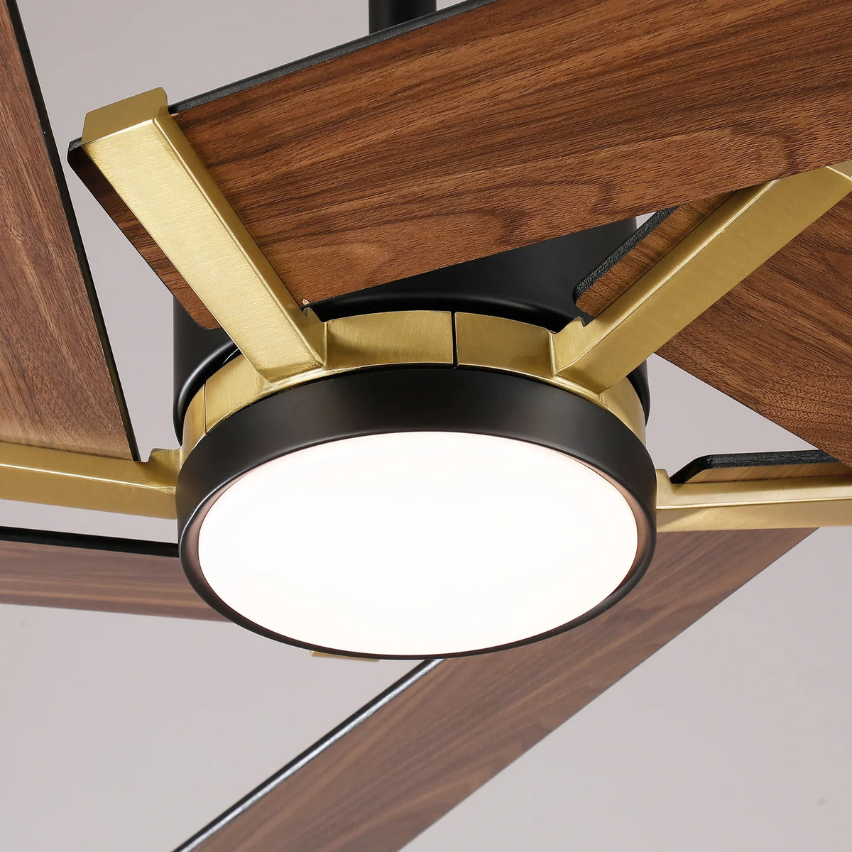 60" Baron Industrial LED Ceiling Fan with Remote Control