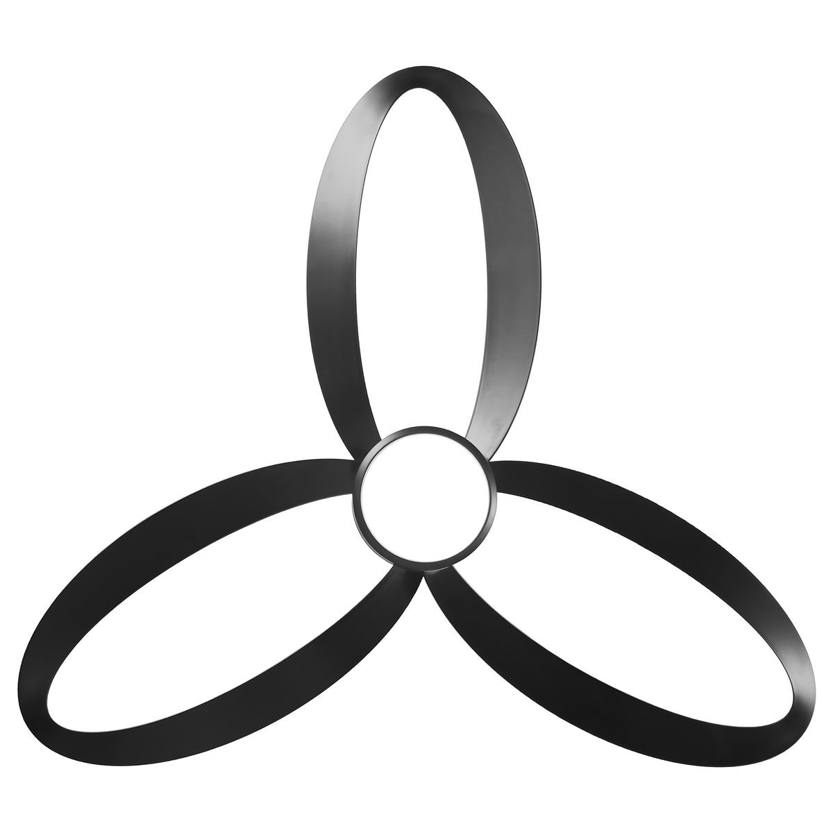 42-Inch 52-Inch Modern Loop-Blade LED Ceiling Fan
