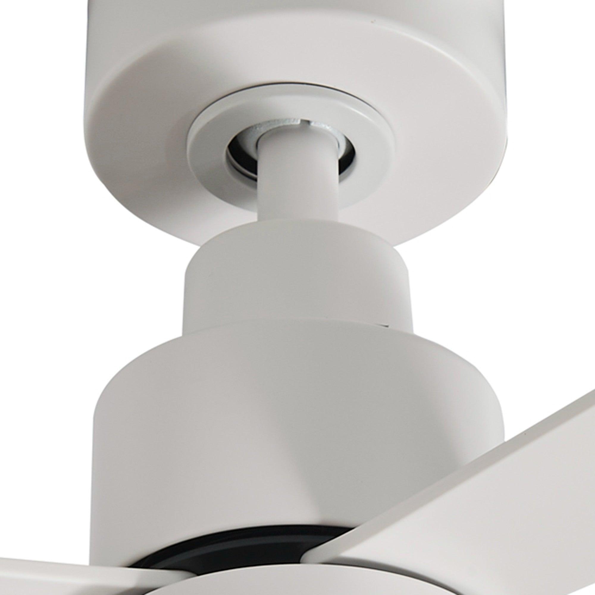 52" Zelda Industrial DC Motor Downrod Mount Reversible Ceiling Fan With Remote Control