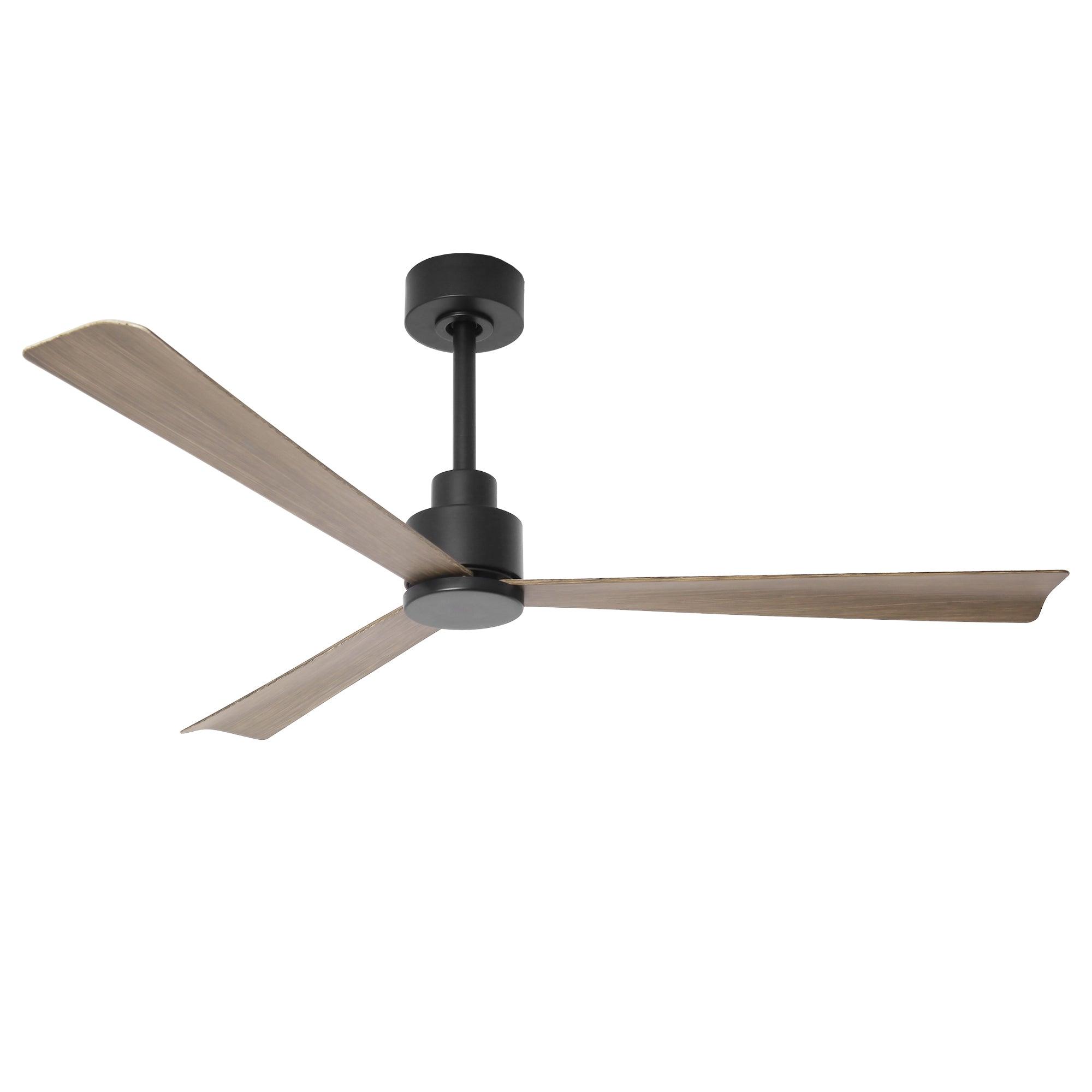52 Inch Esther 3-Blades Modern Downrod Mount Ceiling Fan with Remote Control