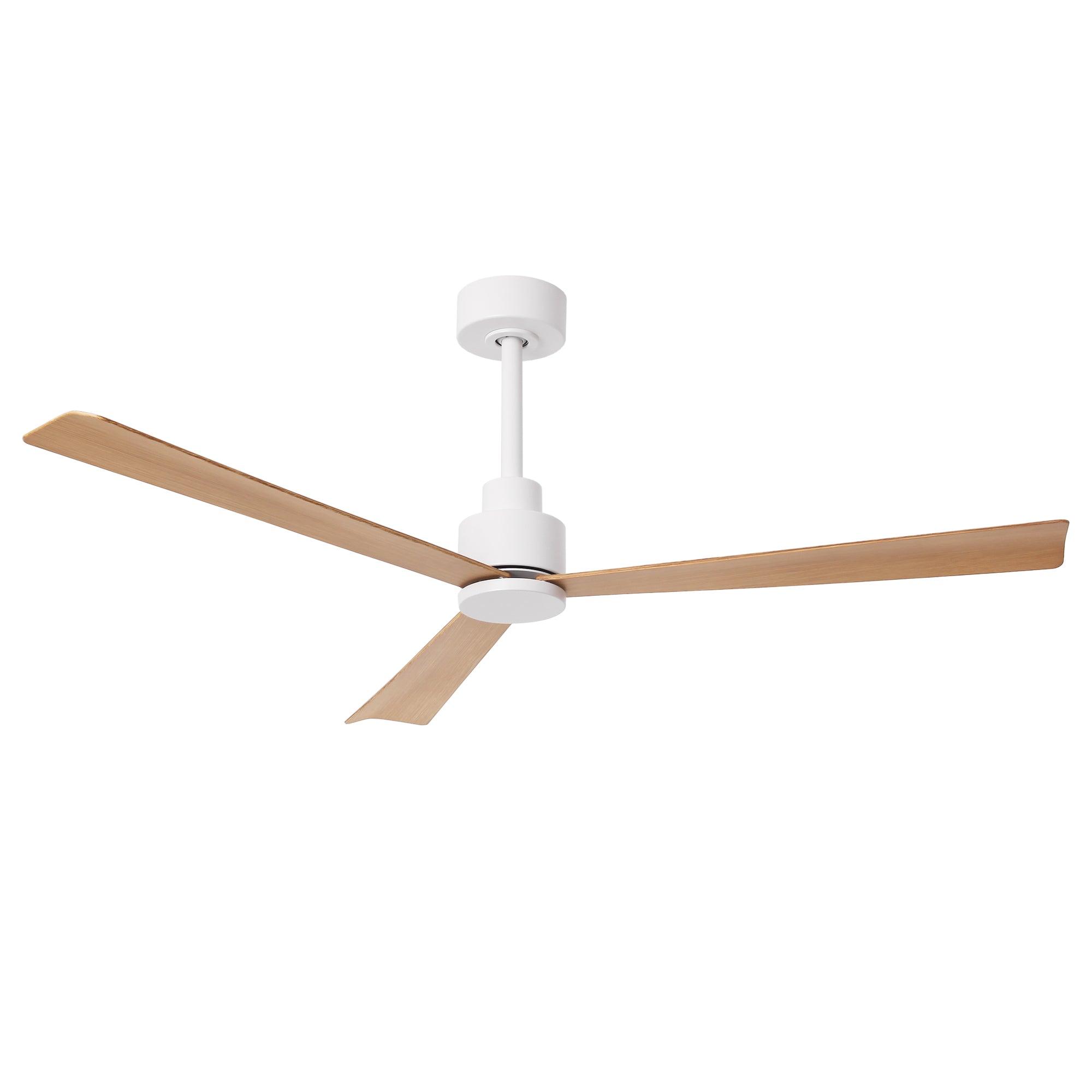 52 Inch Esther 3-Blades Modern Downrod Mount Ceiling Fan with Remote Control