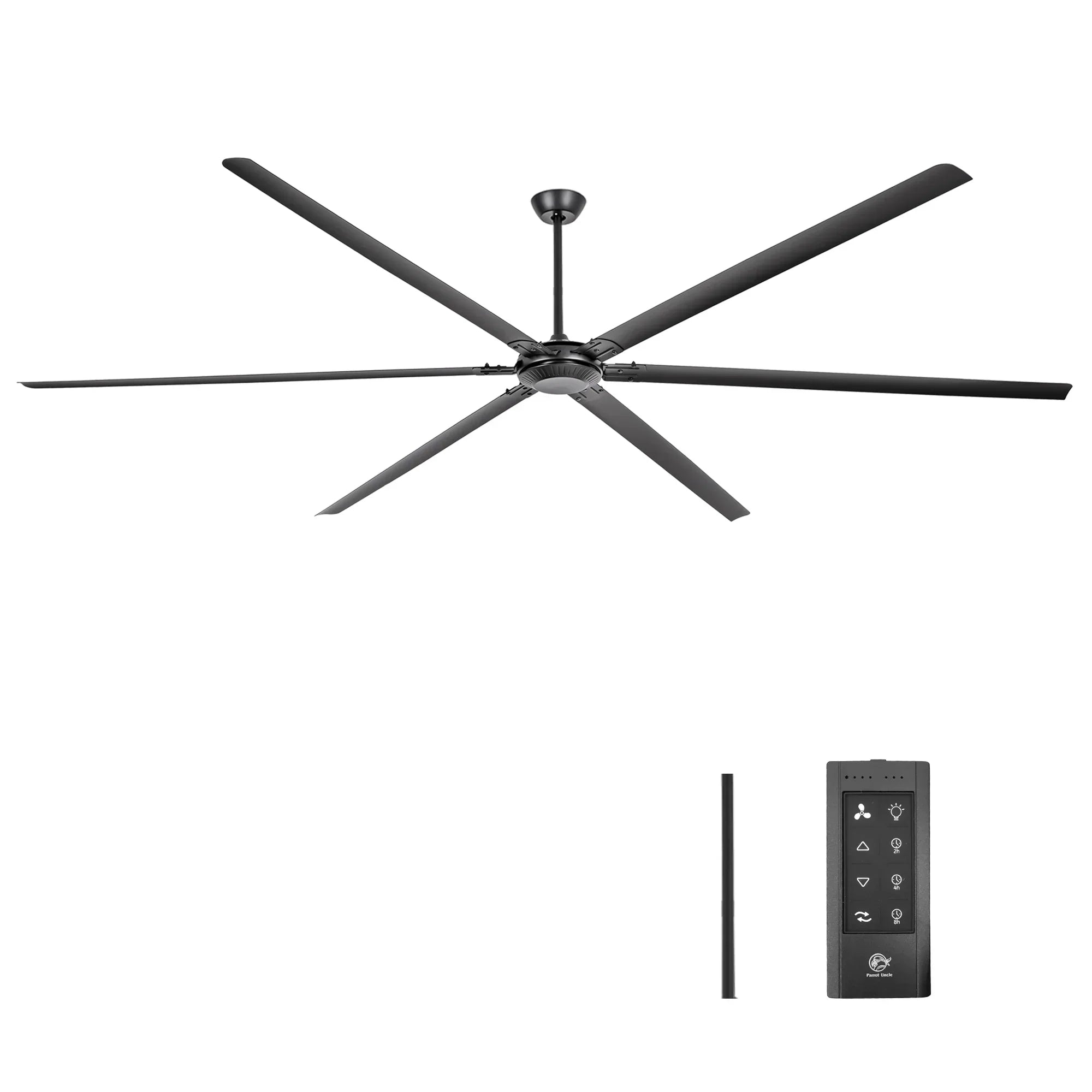 120 Inch HVLS Fan Jupiter Industrial Aluminum Extra Large Ceiling Fan with Remote Control