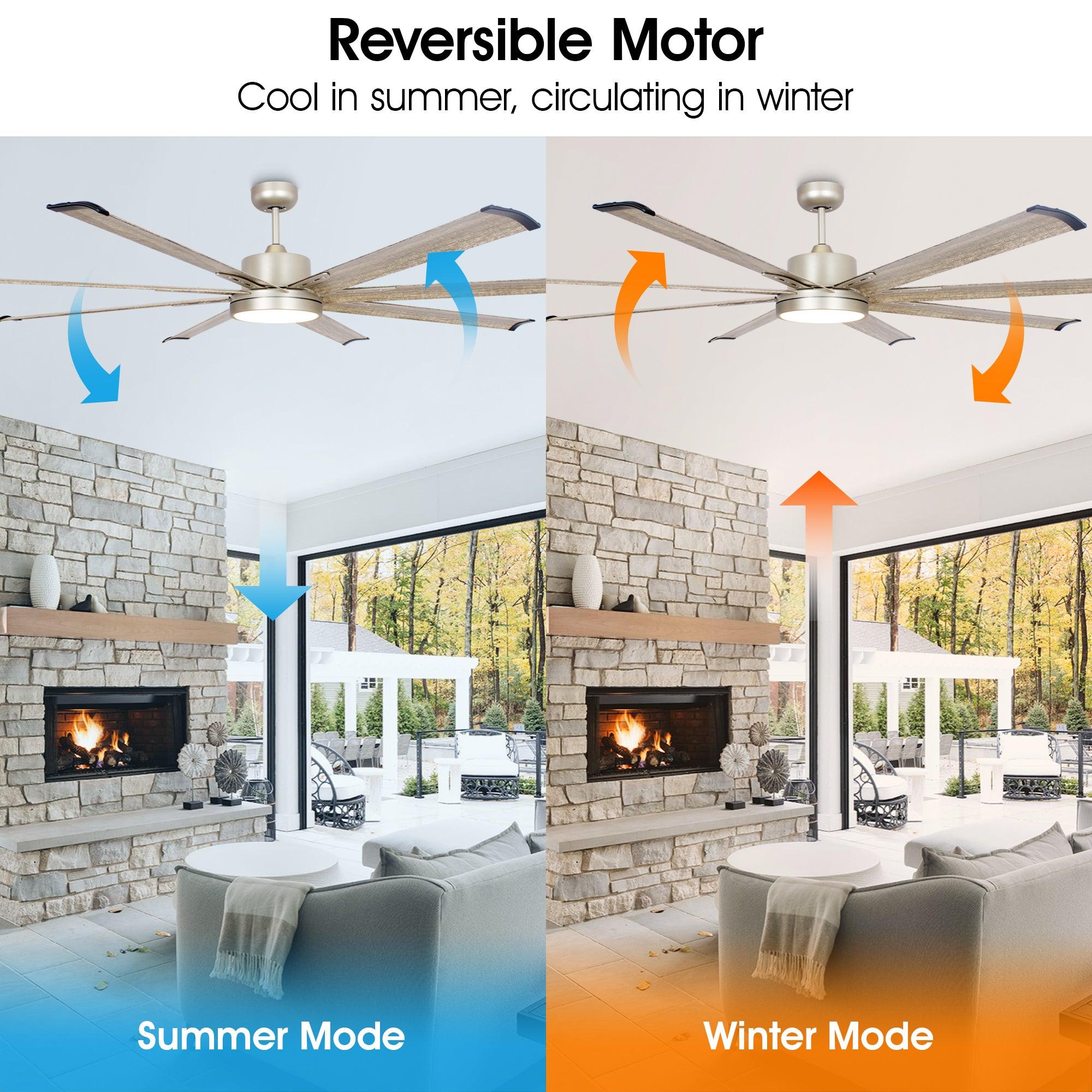 72" Bankston Integrated Led Indoor Nickel Standard Ceiling Fan With Remote Control And Light Kit Included