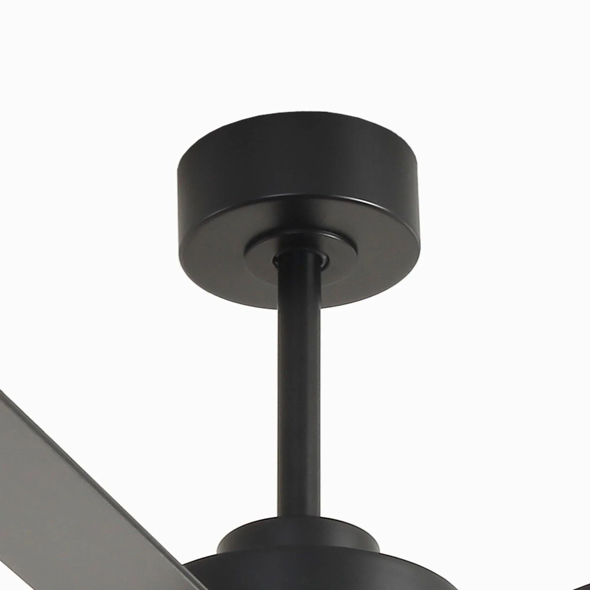 65" Modern DC Motor Downrod Mount Reversible Ceiling Fan with Lighting And Remote Control