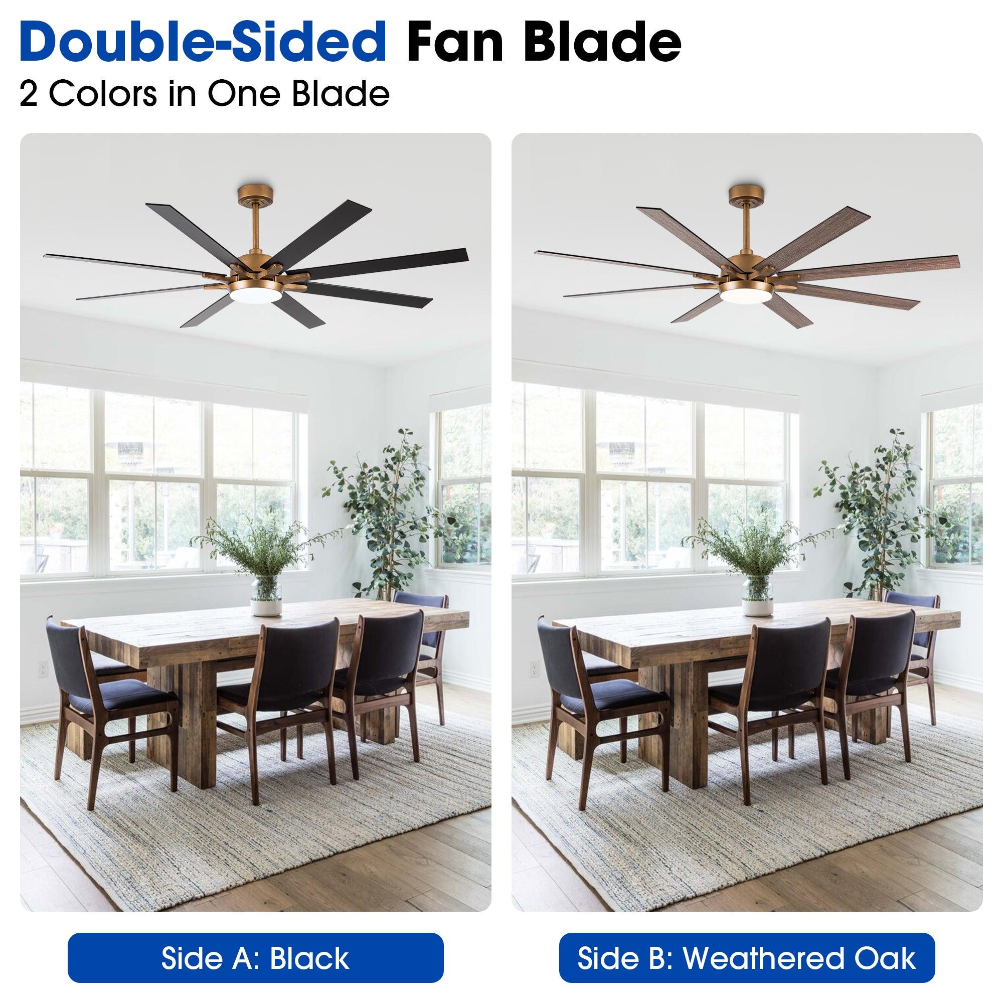 65" Balachandran Modern Brushed Nickel DC Motor Downrod Mount Ceiling Fan With Lighting And Remote Control