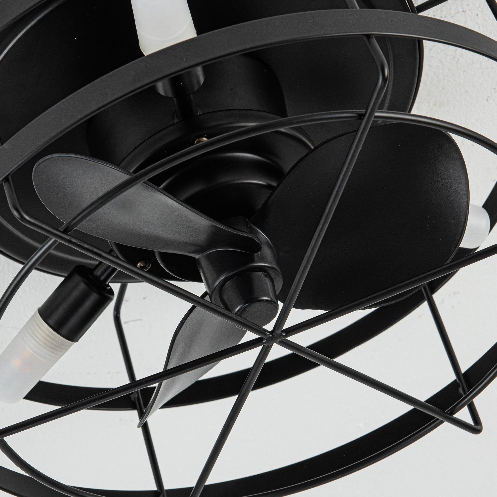 13 "Madurai Granja Flush Mount Reversible Ventilador de Techo con Iluminación y Control Remoto