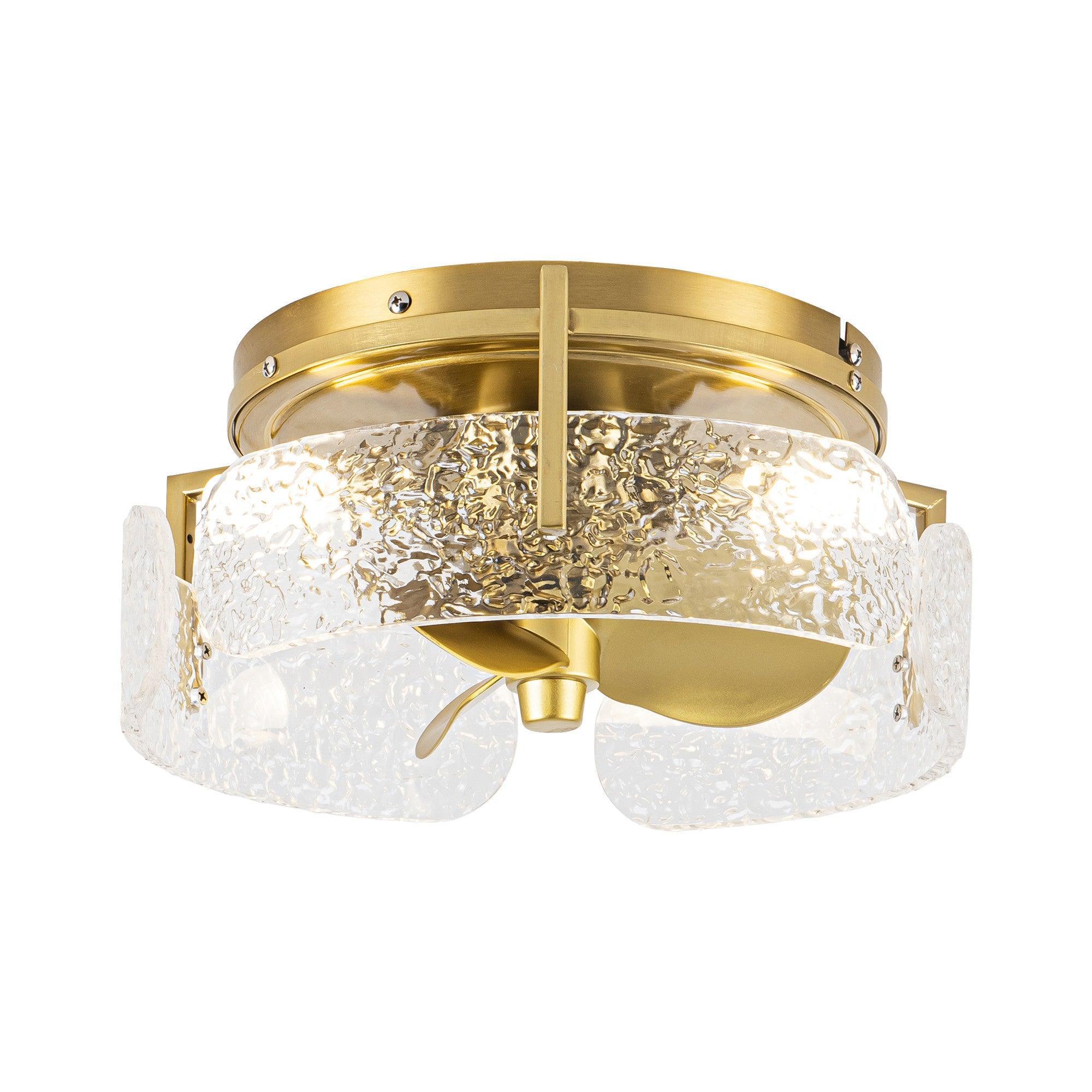 Ventilador de techo con motor de CC Vaczon y luz de 13 pulgadas