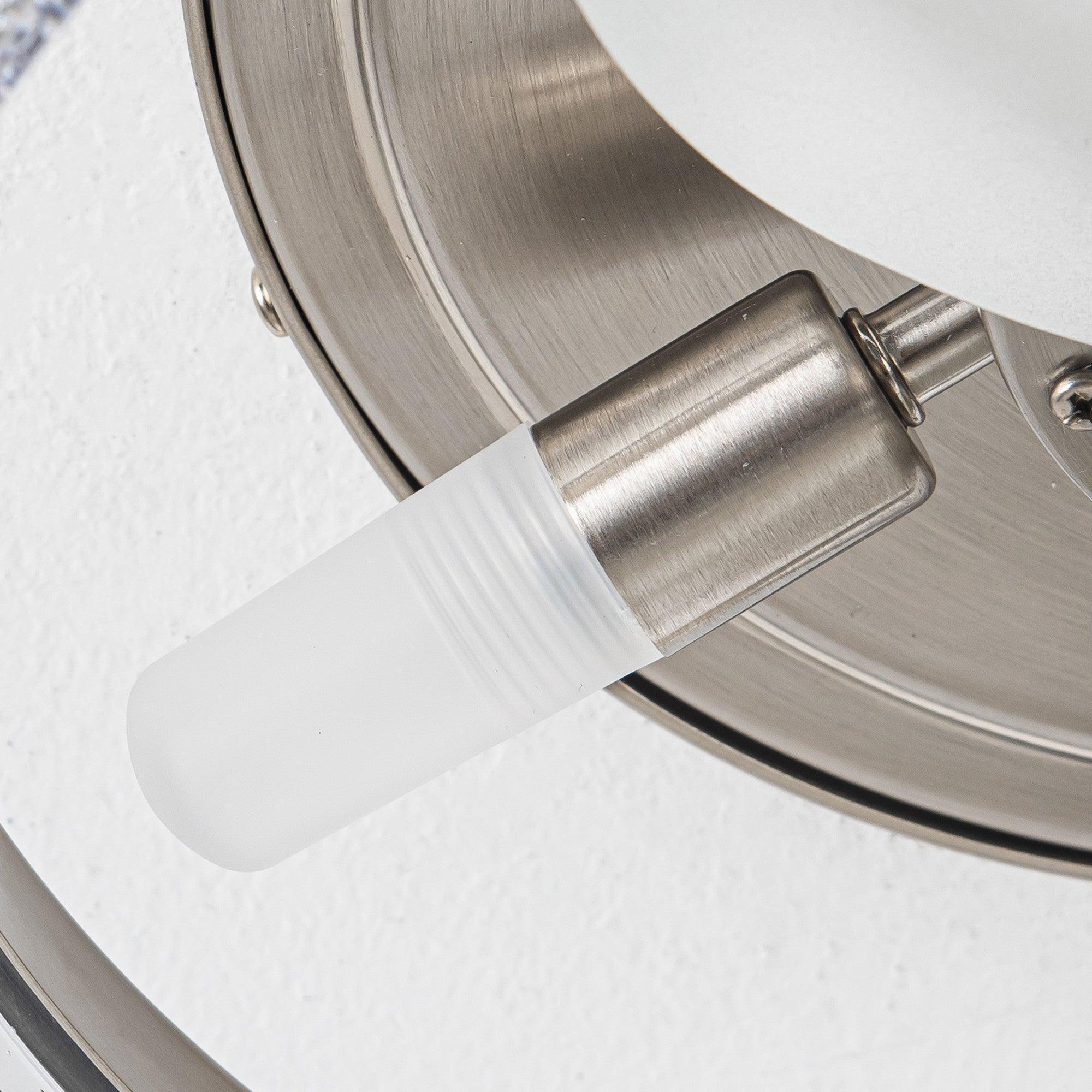 13" Flush Mount Reversible Ceiling Fan with Lighting and Remote Control