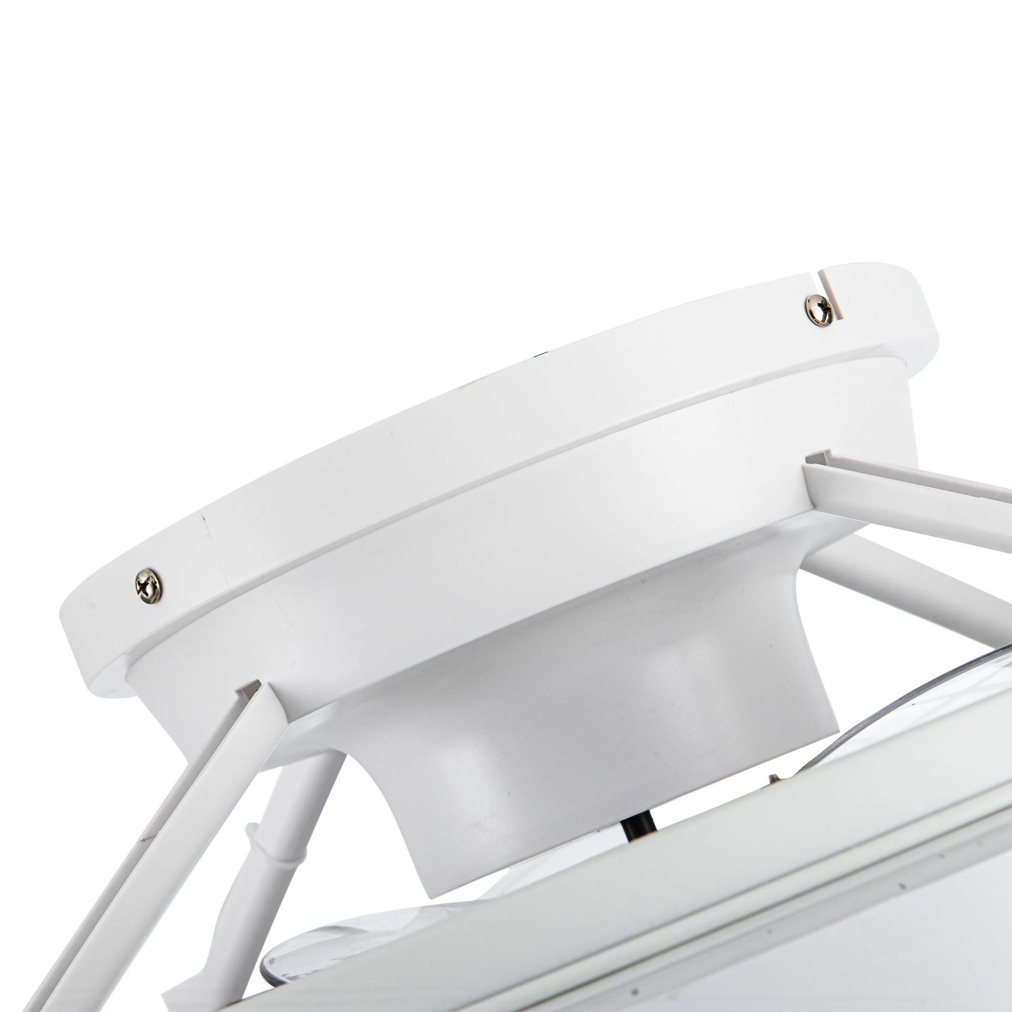 Ventilador de techo reversible empotrado con motor de CC moderno Ikon de 20", iluminación y control remoto