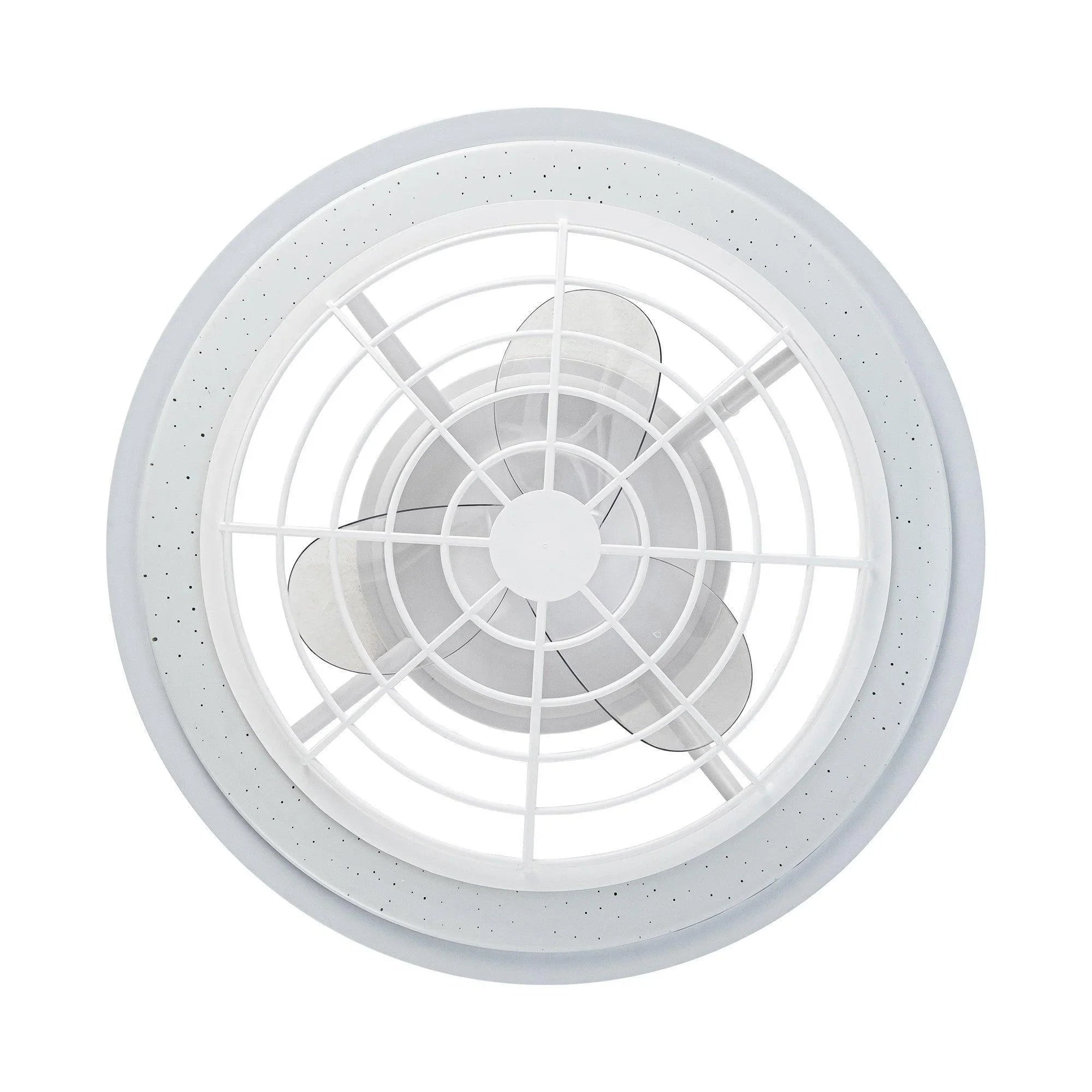 20" Ikon Modern DC Motor Flush Mount Reversible Ceiling Fan with Lighting and Remote Control