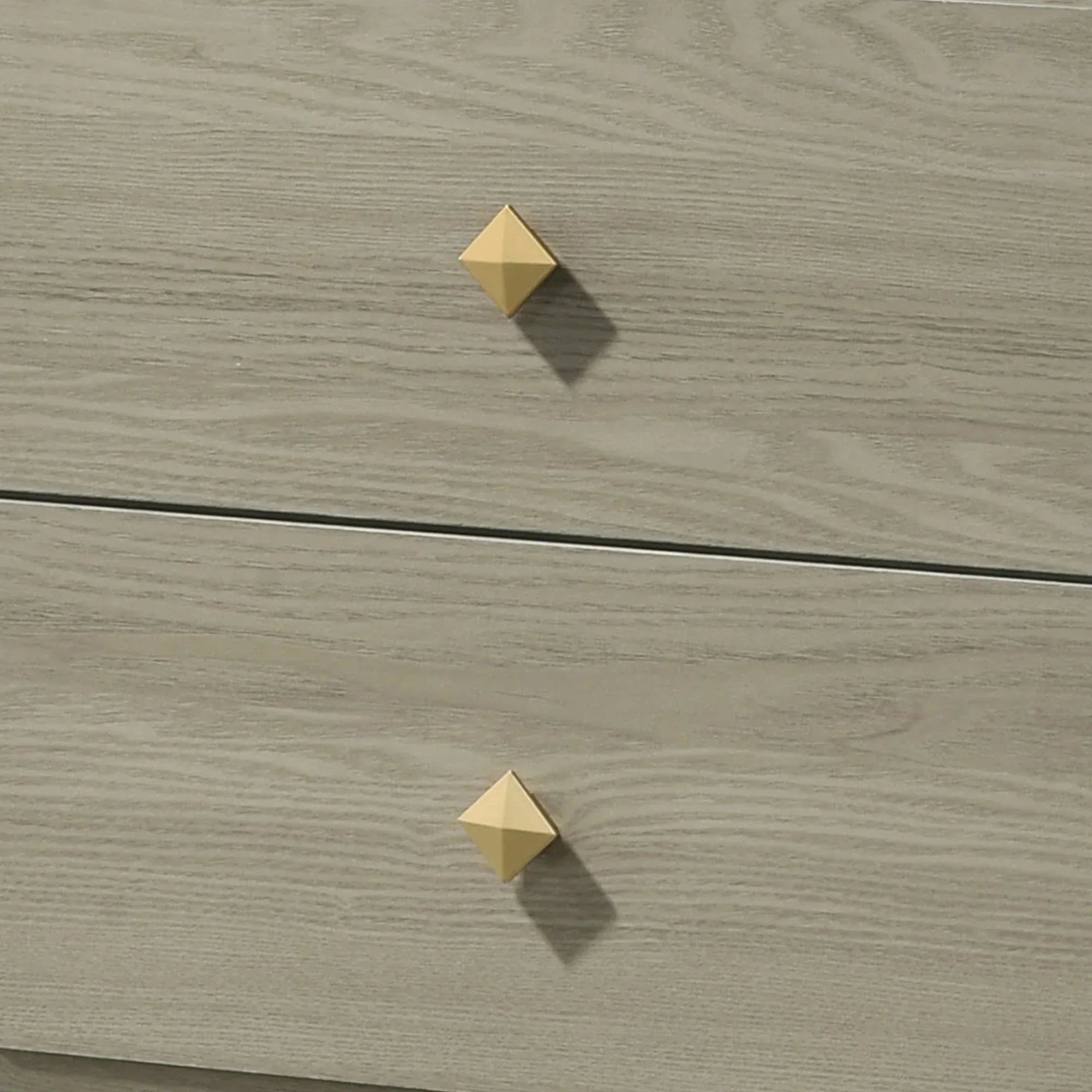 Rainier Modern 25" Gray Wood 2-Drawer Nightstand