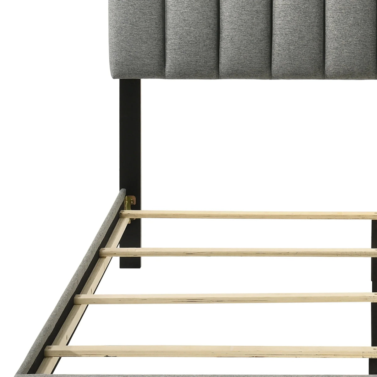 Altimari E.King & Queen Channeled Headboard Frame Platform Bed