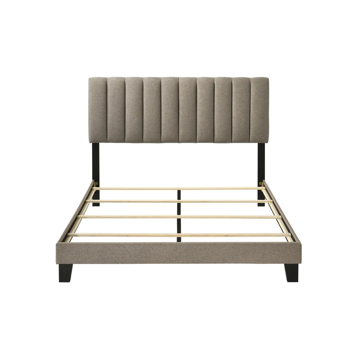 Altimari E.King & Queen Channeled Headboard Frame Platform Bed